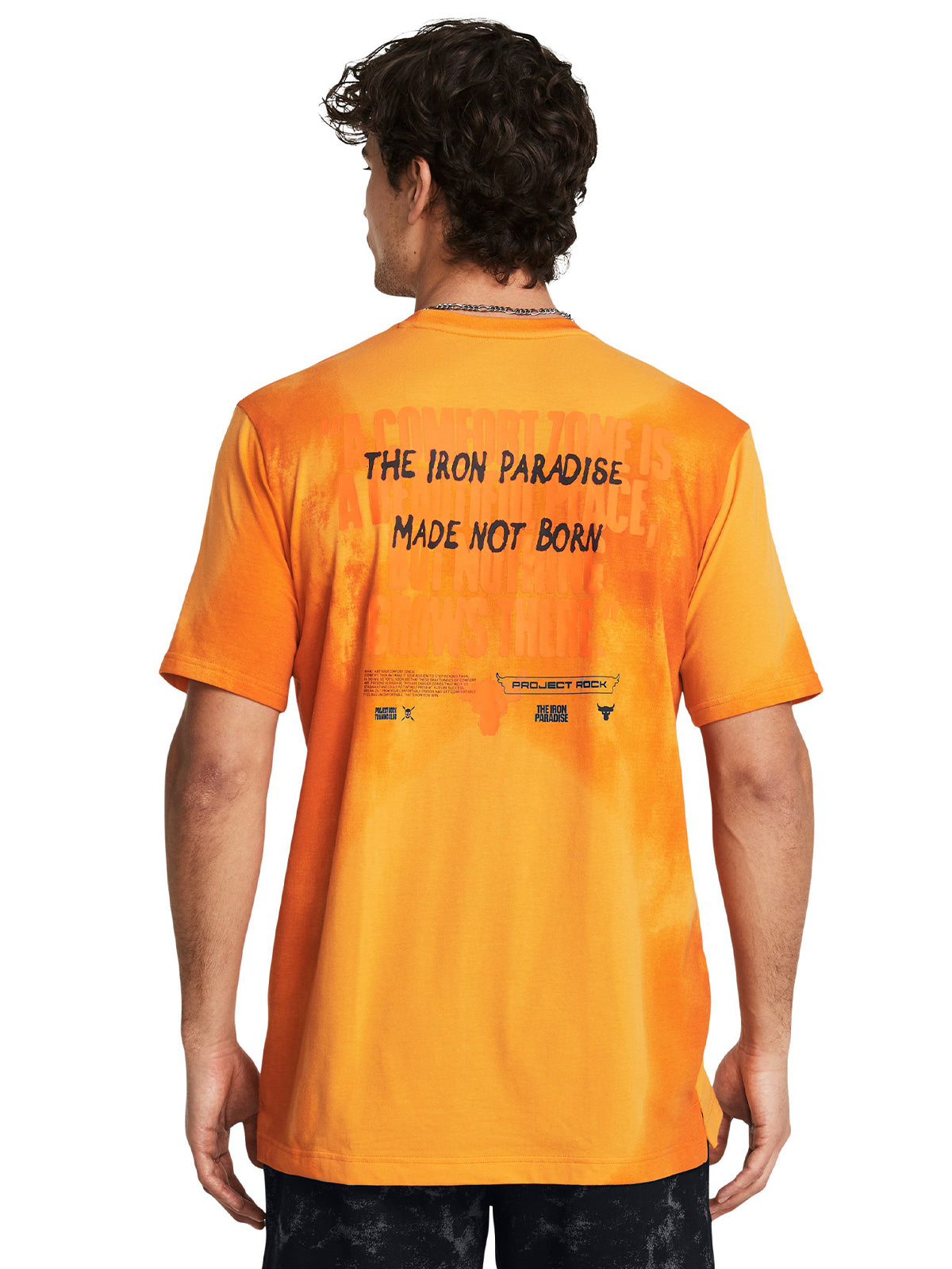 Camiseta Training Hombre Color Naranja-2