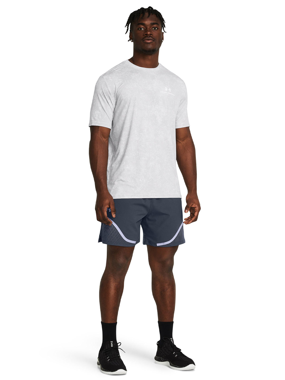 Short Training Hombre Color Gris-3