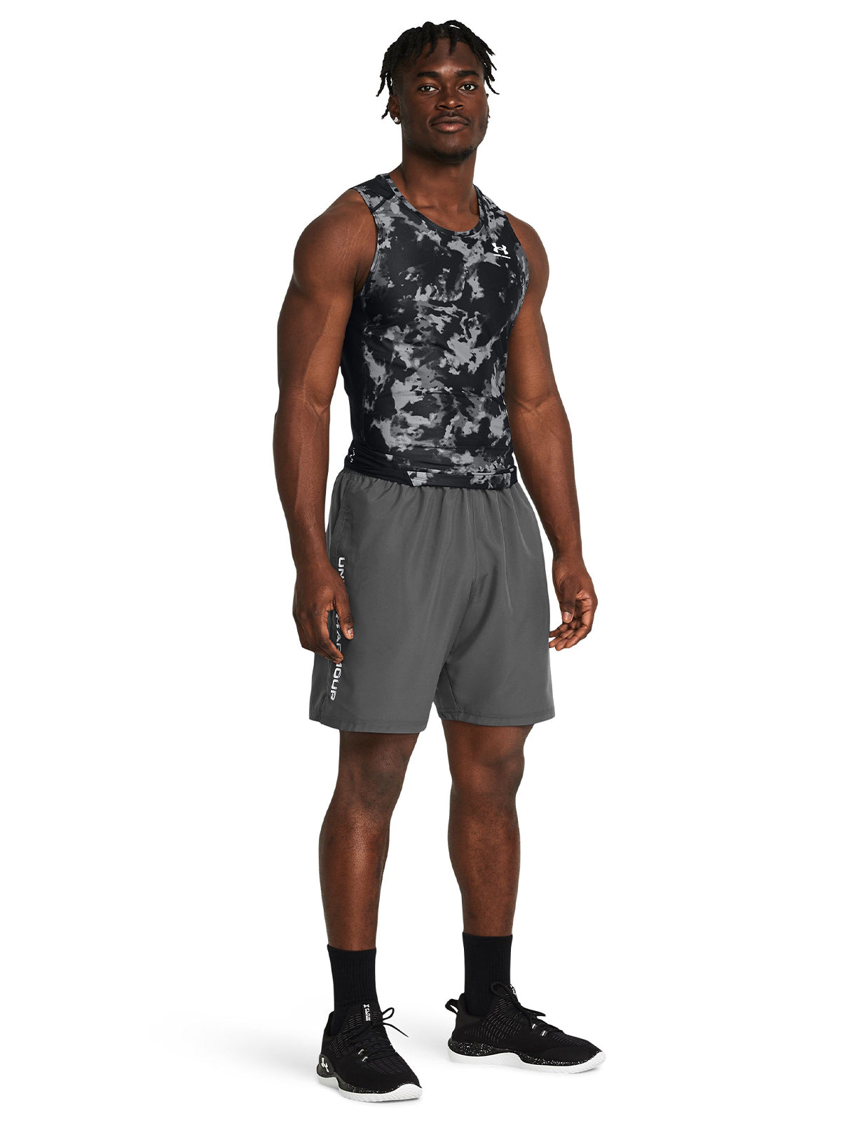 Short Training Hombre Color Gris-3