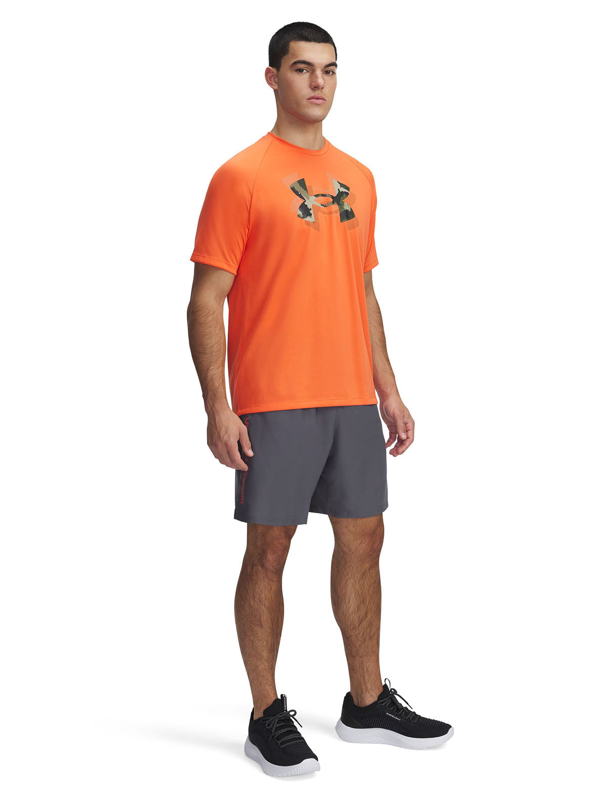 Short Training Hombre Color Gris-3