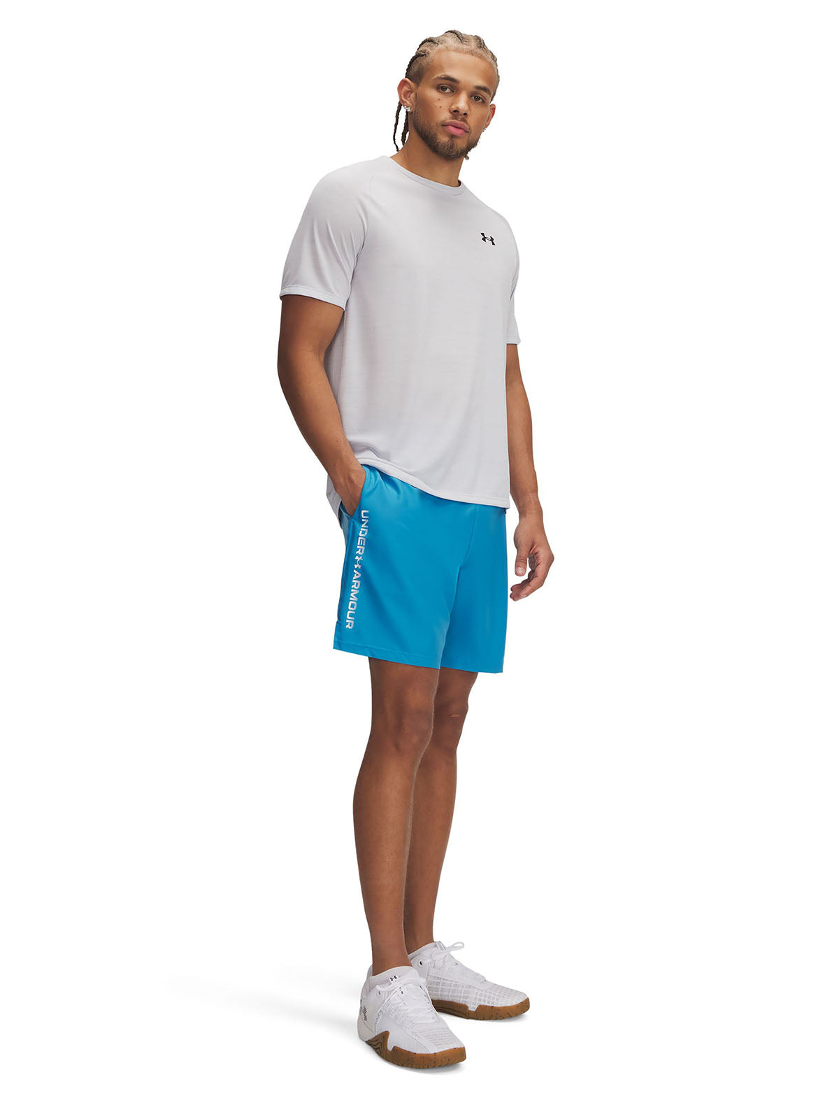 Short Training Hombre Color Azul-3