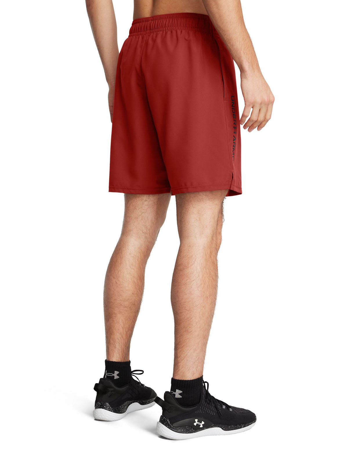 Short Training Hombre Color Naranja-4