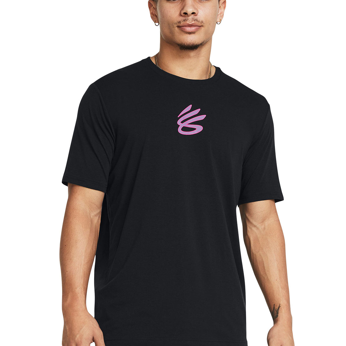 Camiseta Basketball Hombre Color Negro-1