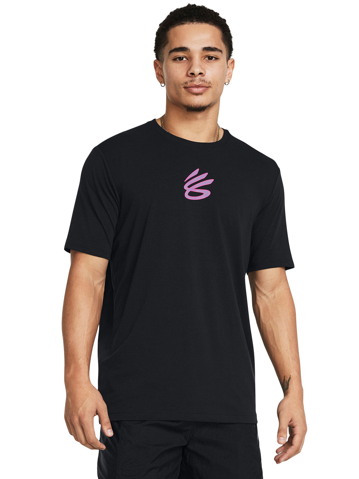 Camiseta Basketball Hombre Color Negro-1