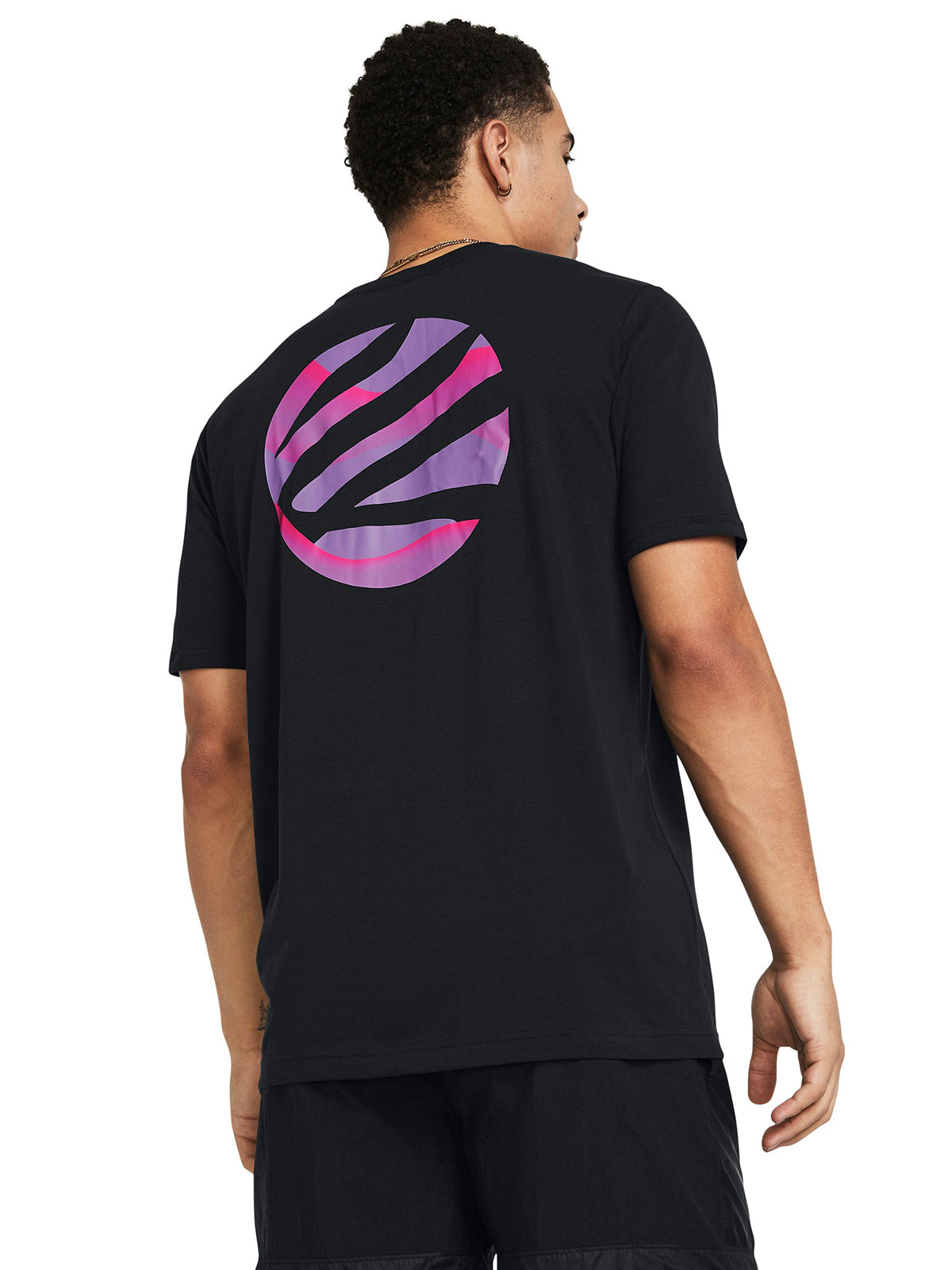 Camiseta Basketball Hombre Color Negro-2
