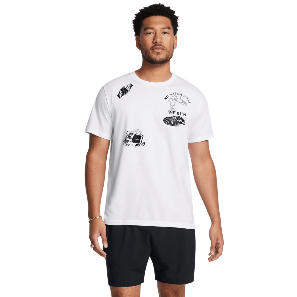 Camiseta Running Hombre Color Blanco