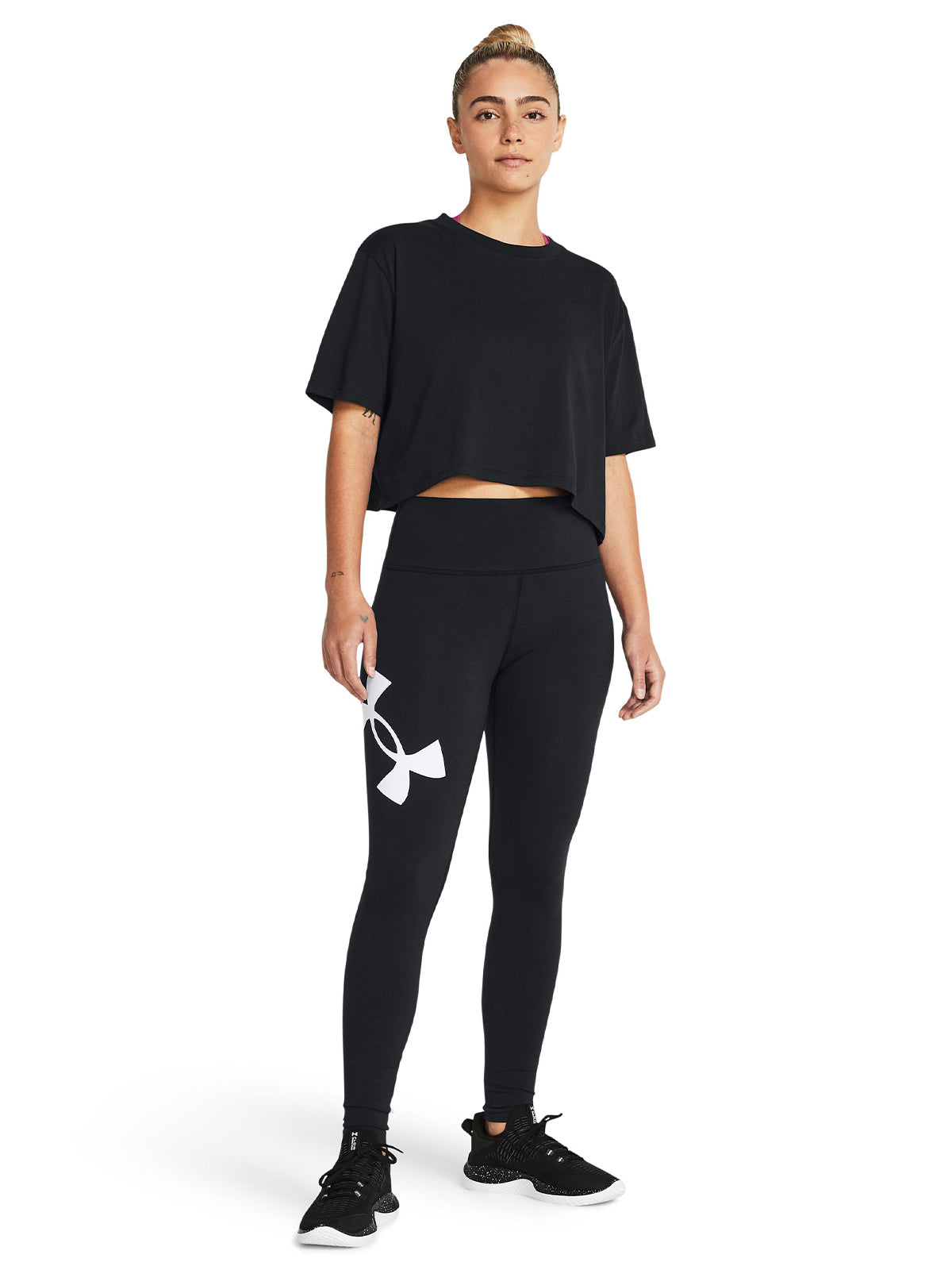 Leggings Training Mujer Color Negro-3