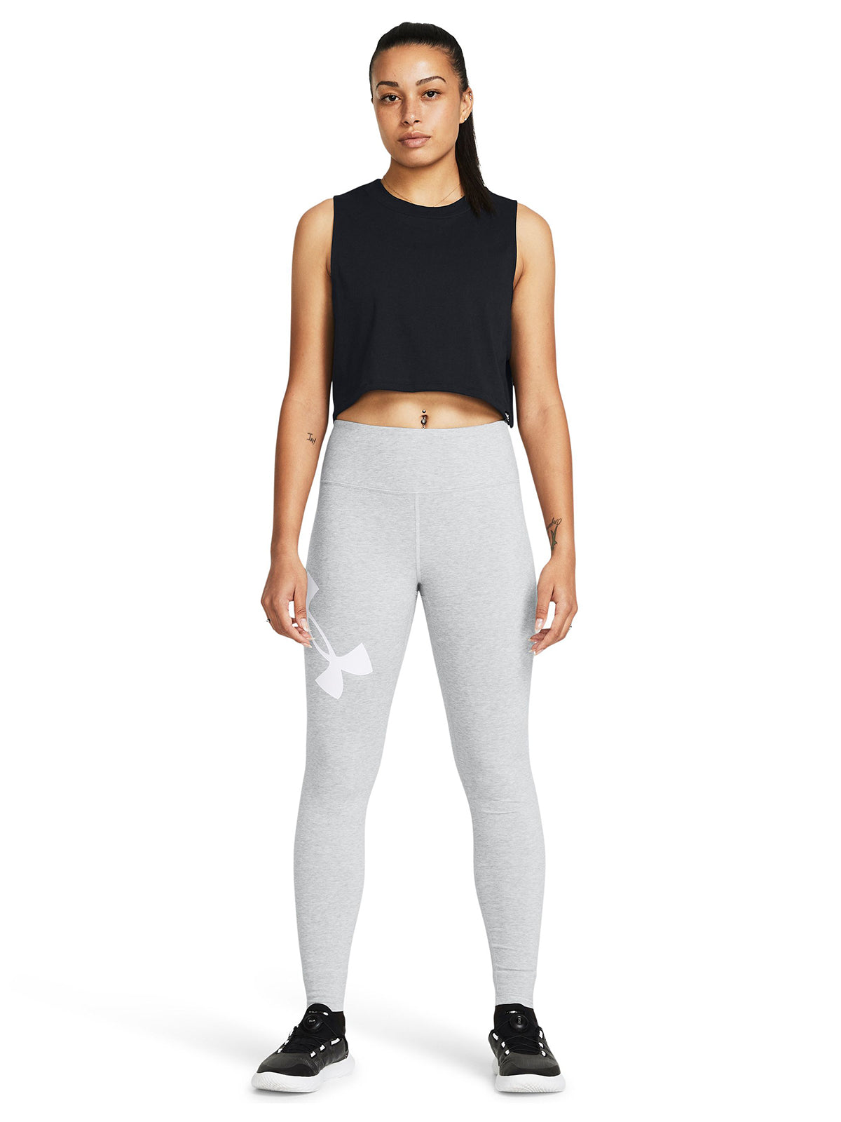 Leggings Training Mujer Color Gris-3