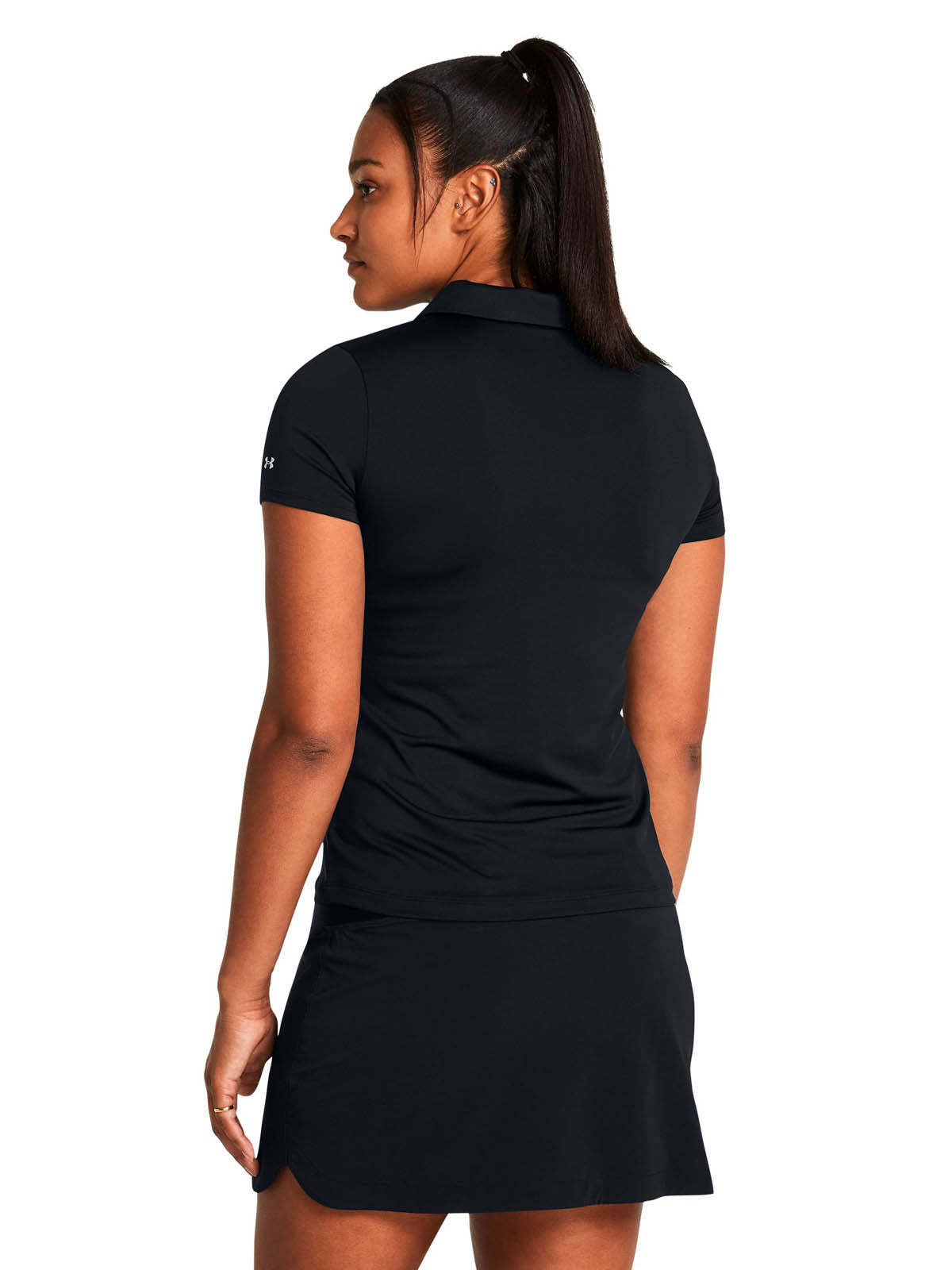 Polo Golf Mujer Color Negro-4