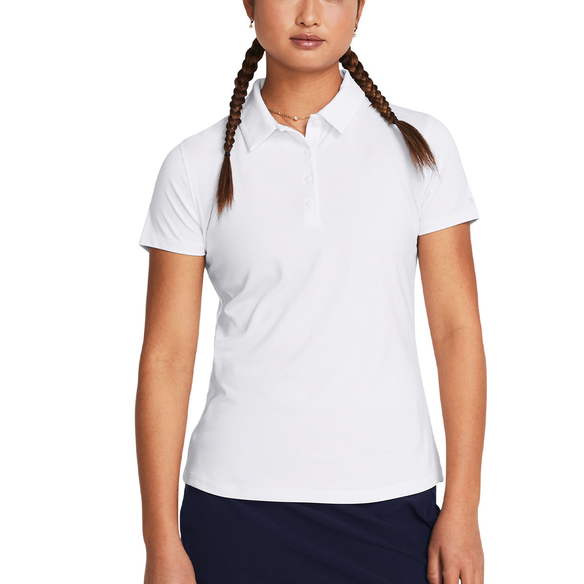 Polo Golf Mujer Color Blanco-1