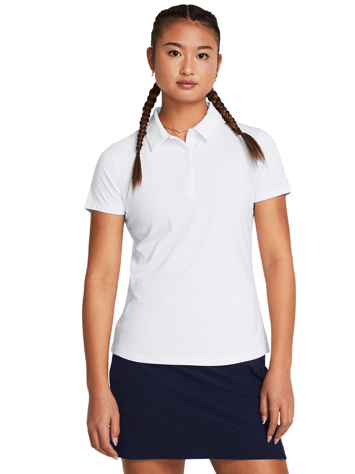 Polo Golf Mujer Color Blanco-1