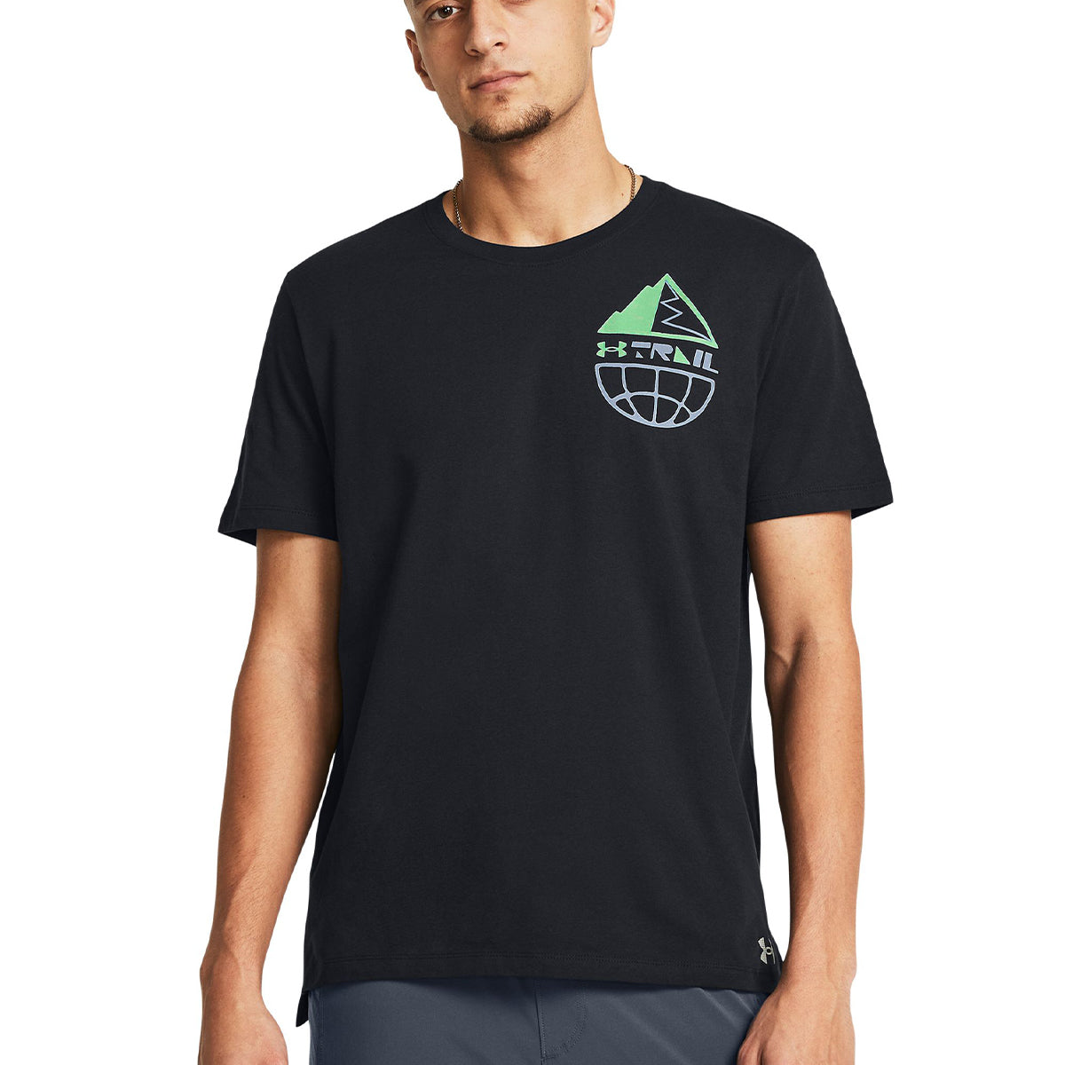 Camiseta Running Hombre Color Negro-1