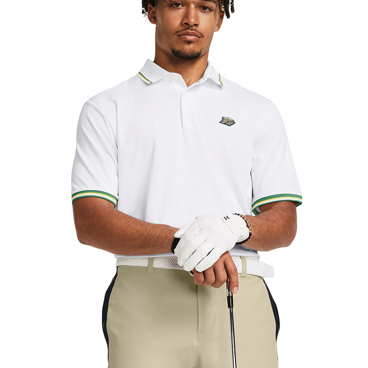 Polo Golf Hombre Color Blanco-1