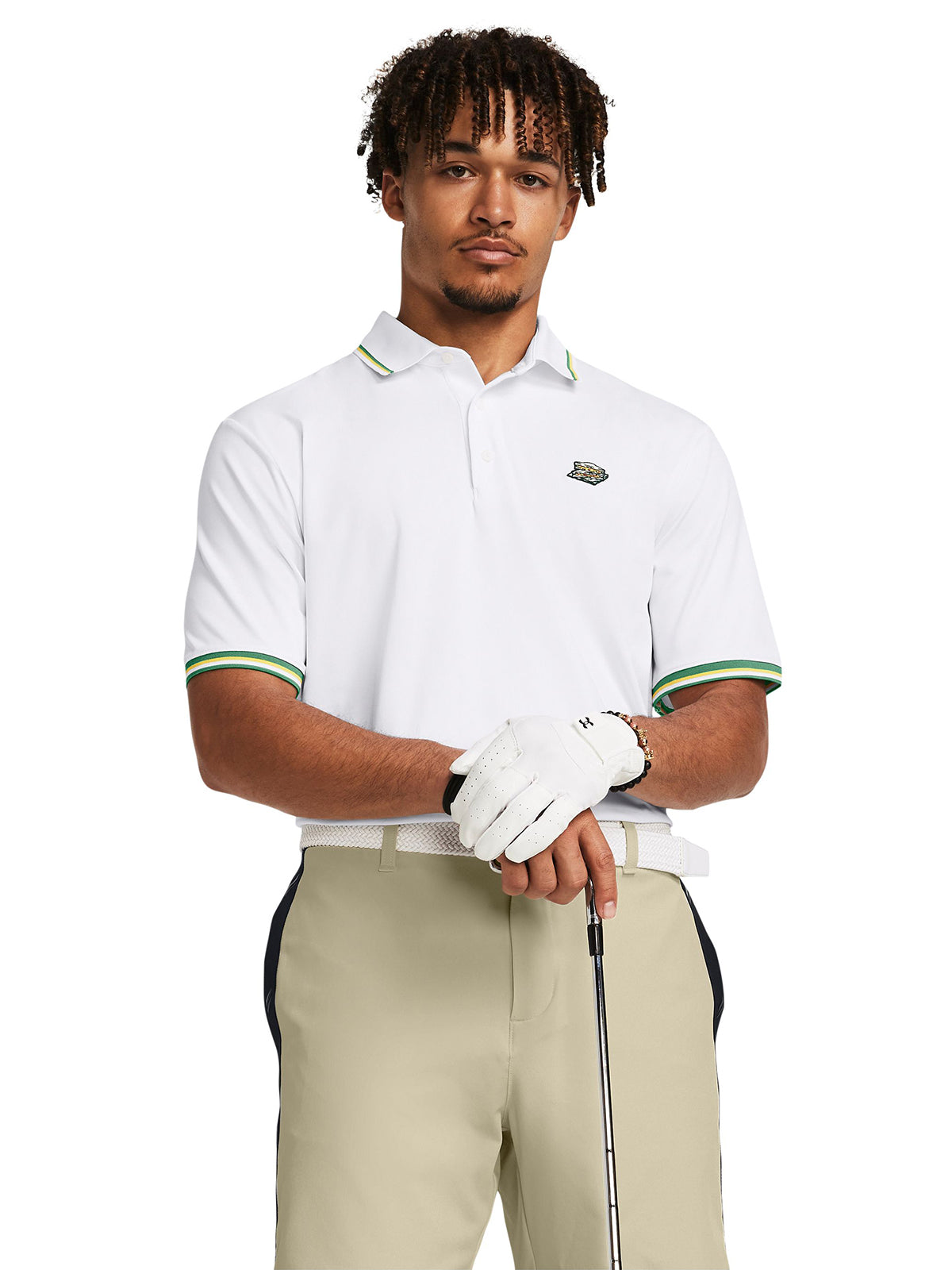 Polo Golf Hombre Color Blanco-1