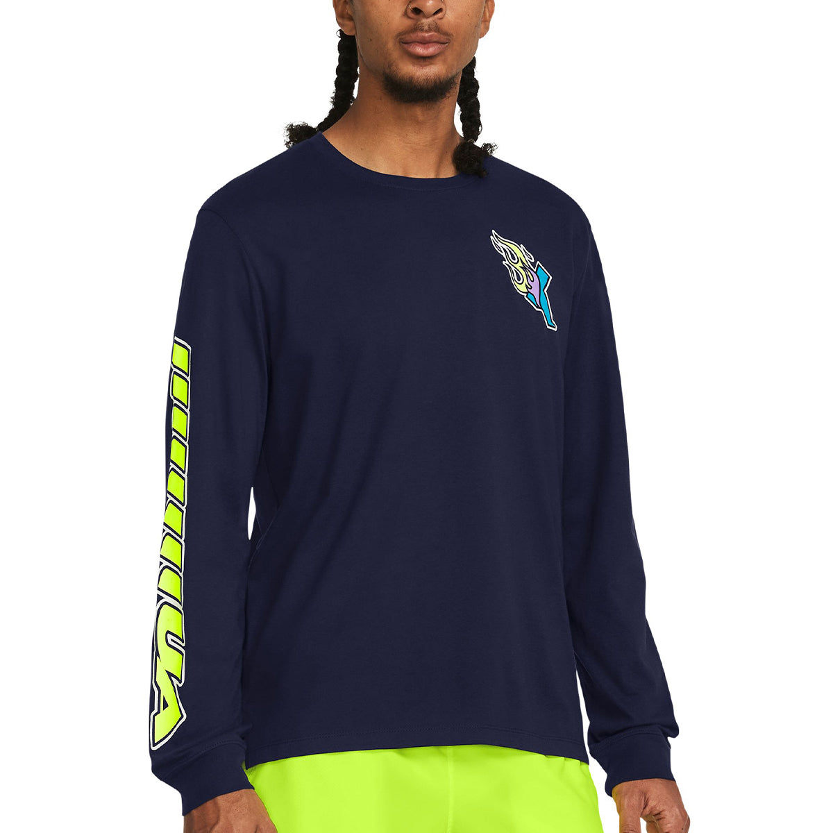 Camiseta Running Hombre Color Azul-1