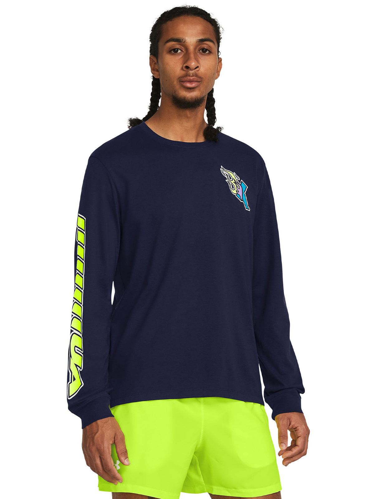 Camiseta Running Hombre Color Azul-1