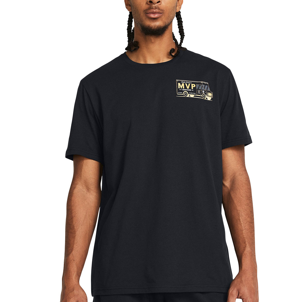 Camiseta Basketball Hombre Color Negro-1