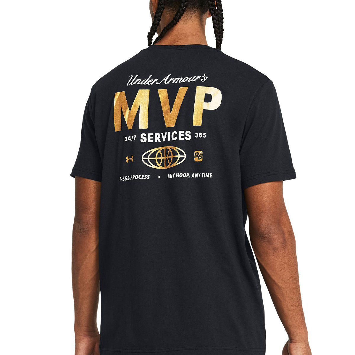 Camiseta Basketball Hombre Color Negro-2