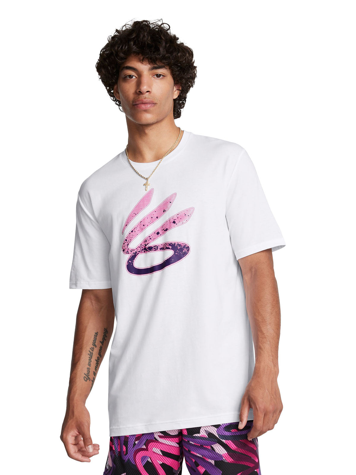 Camiseta Basketball Hombre Color Blanco-3