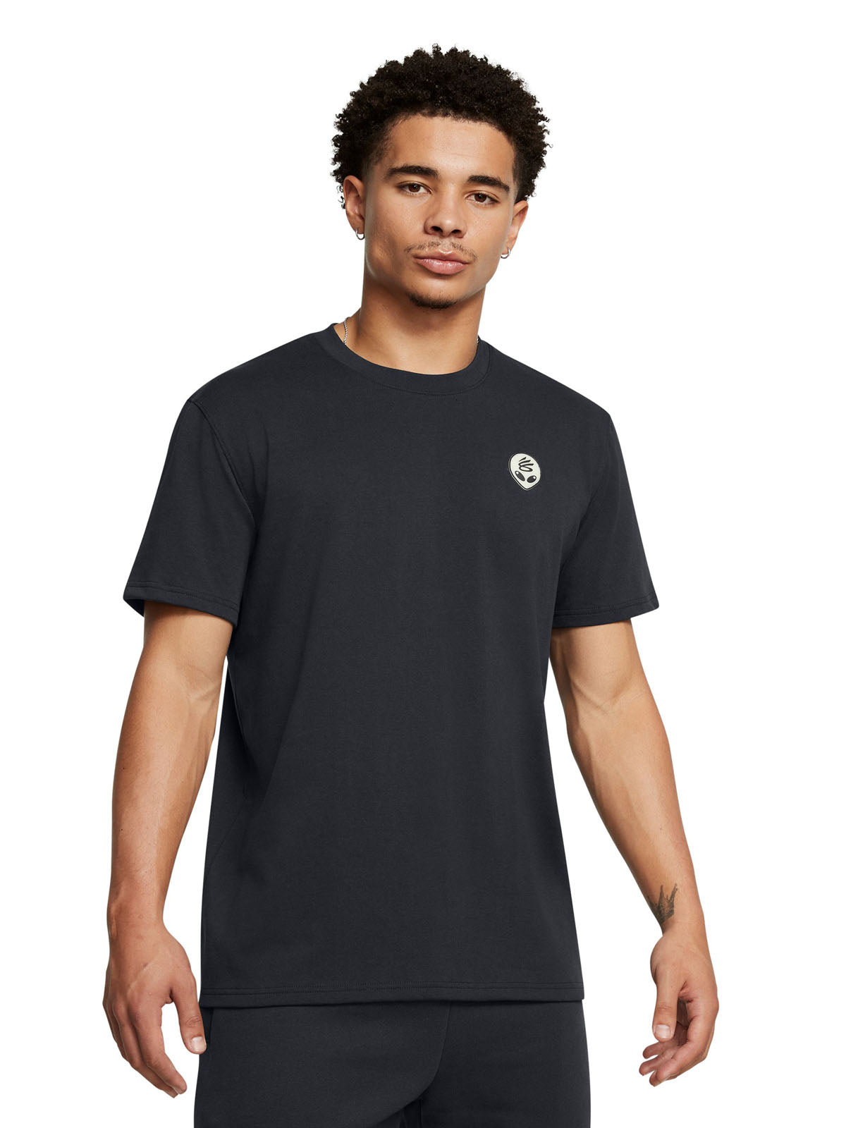 Camiseta Basketball Hombre Color Negro-3