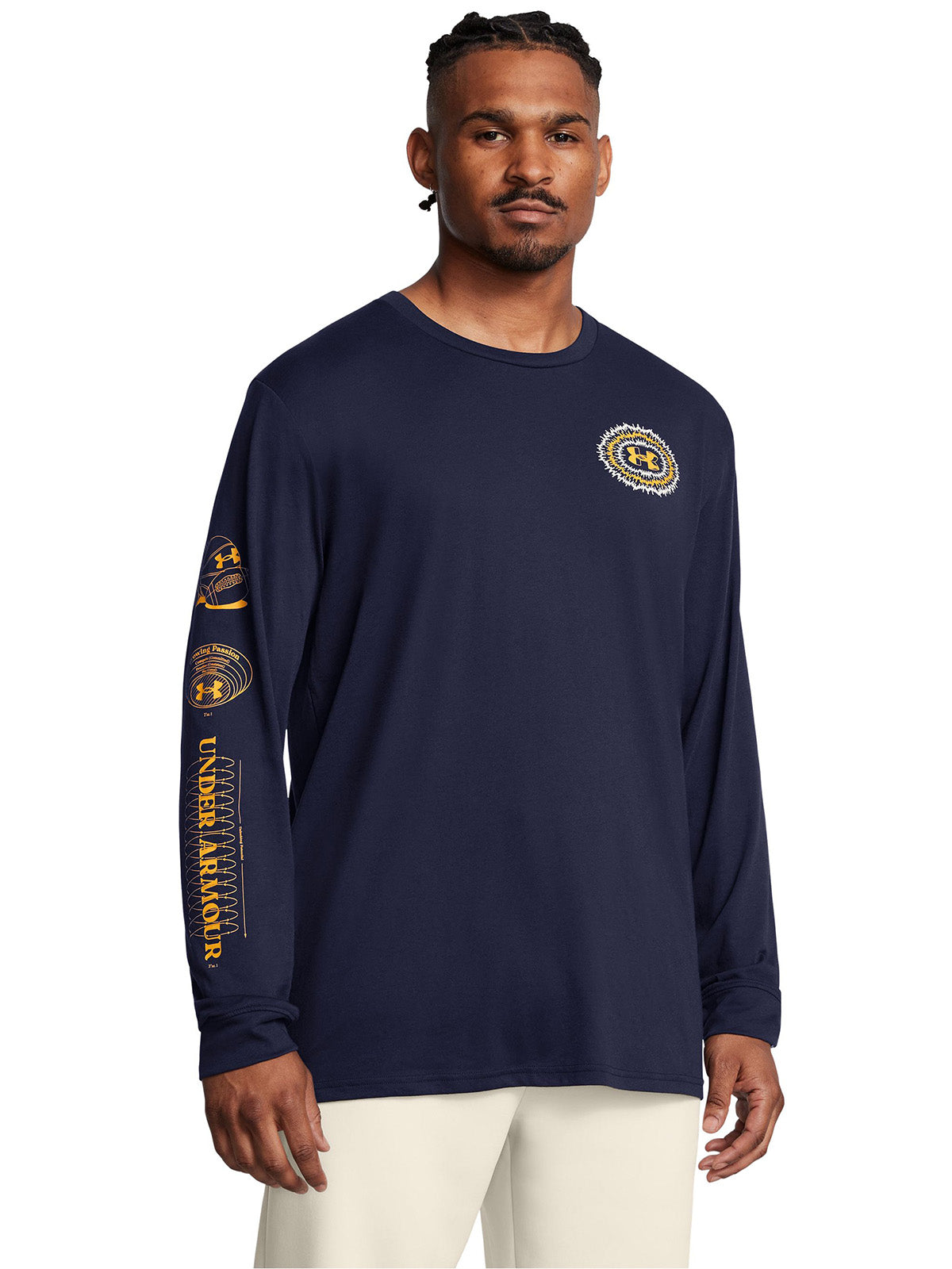 Camiseta Sportstyle Hombre Color Azul-3