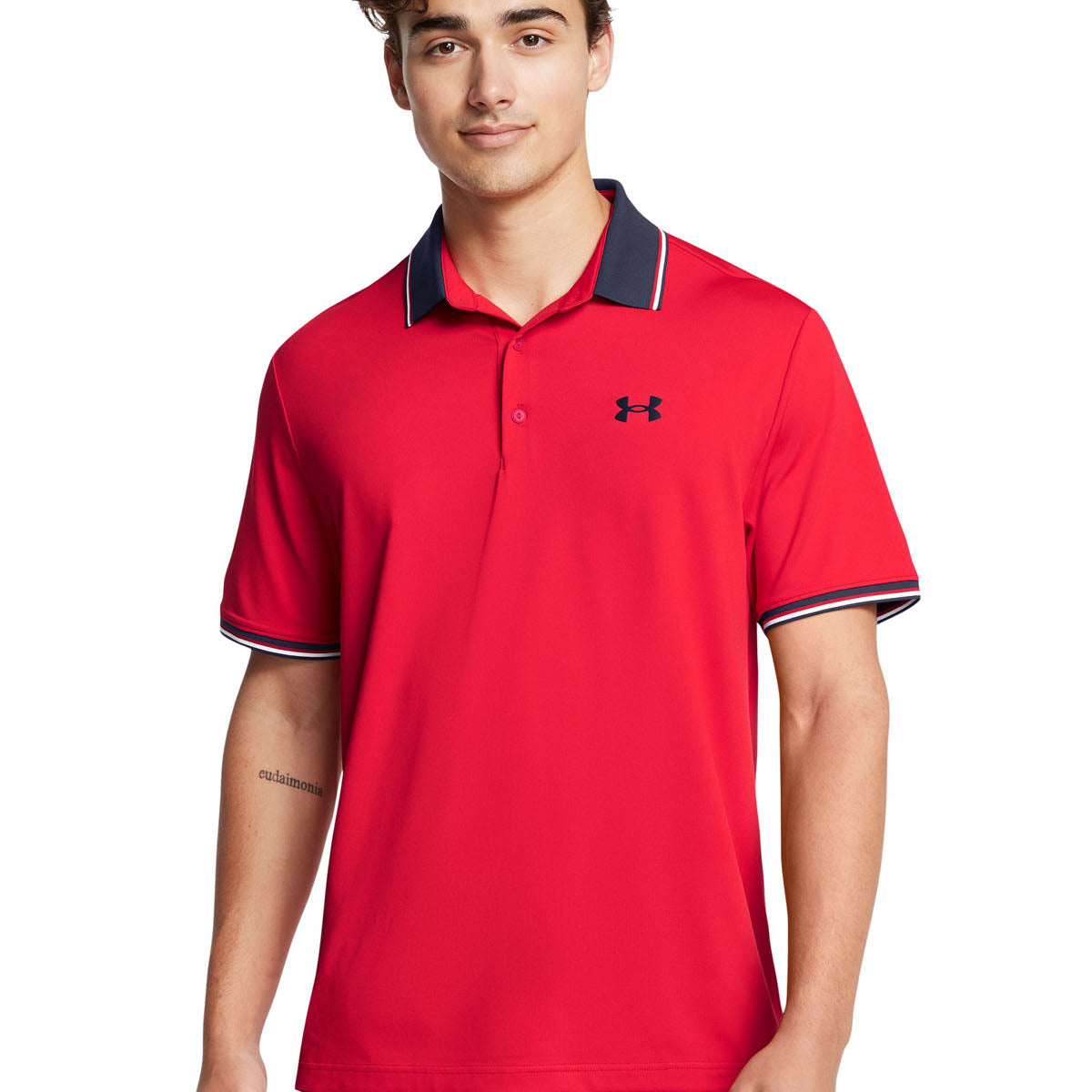 Polo Golf Hombre Color Rojo-1