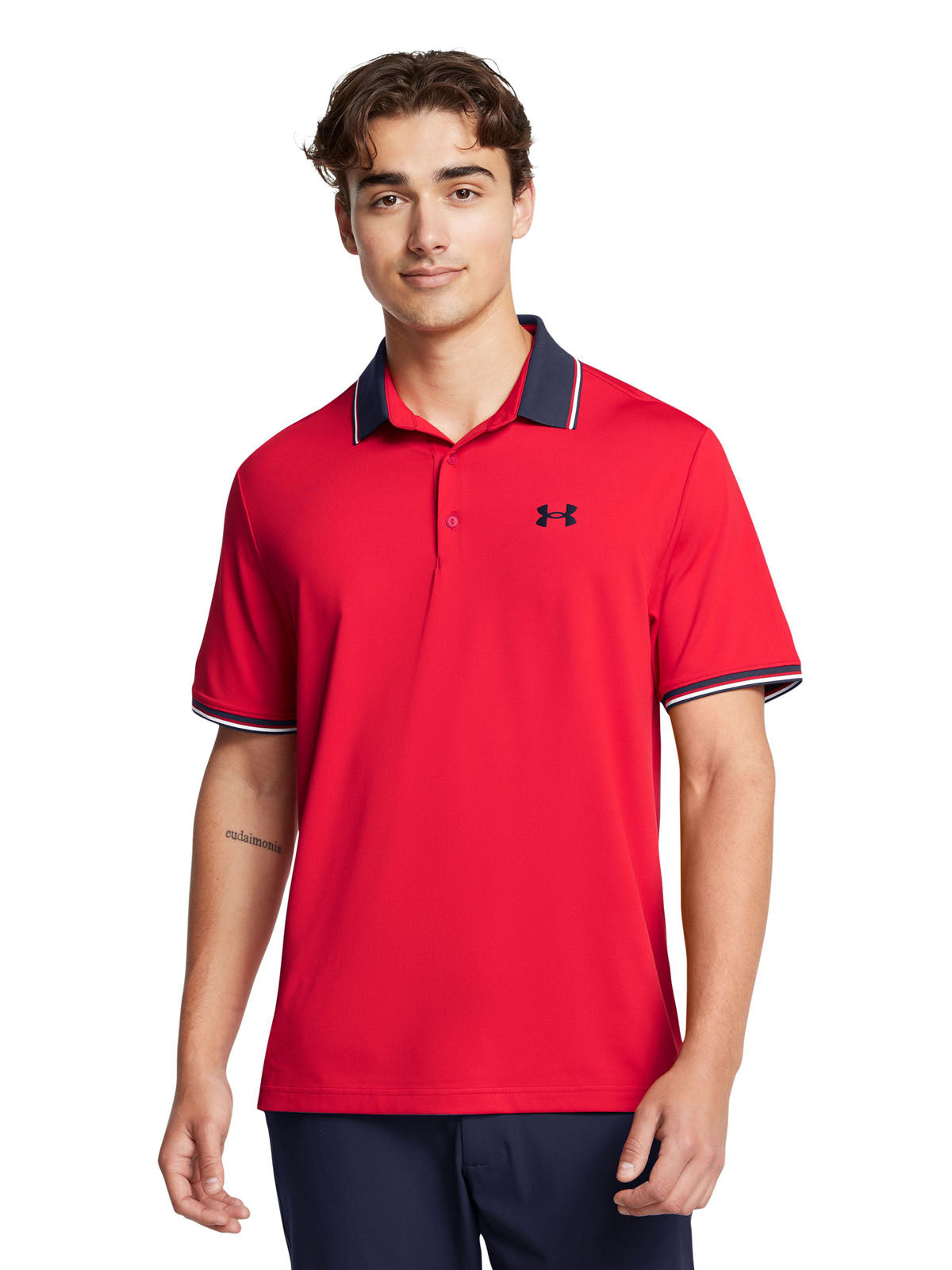Polo Golf Hombre Color Rojo-1