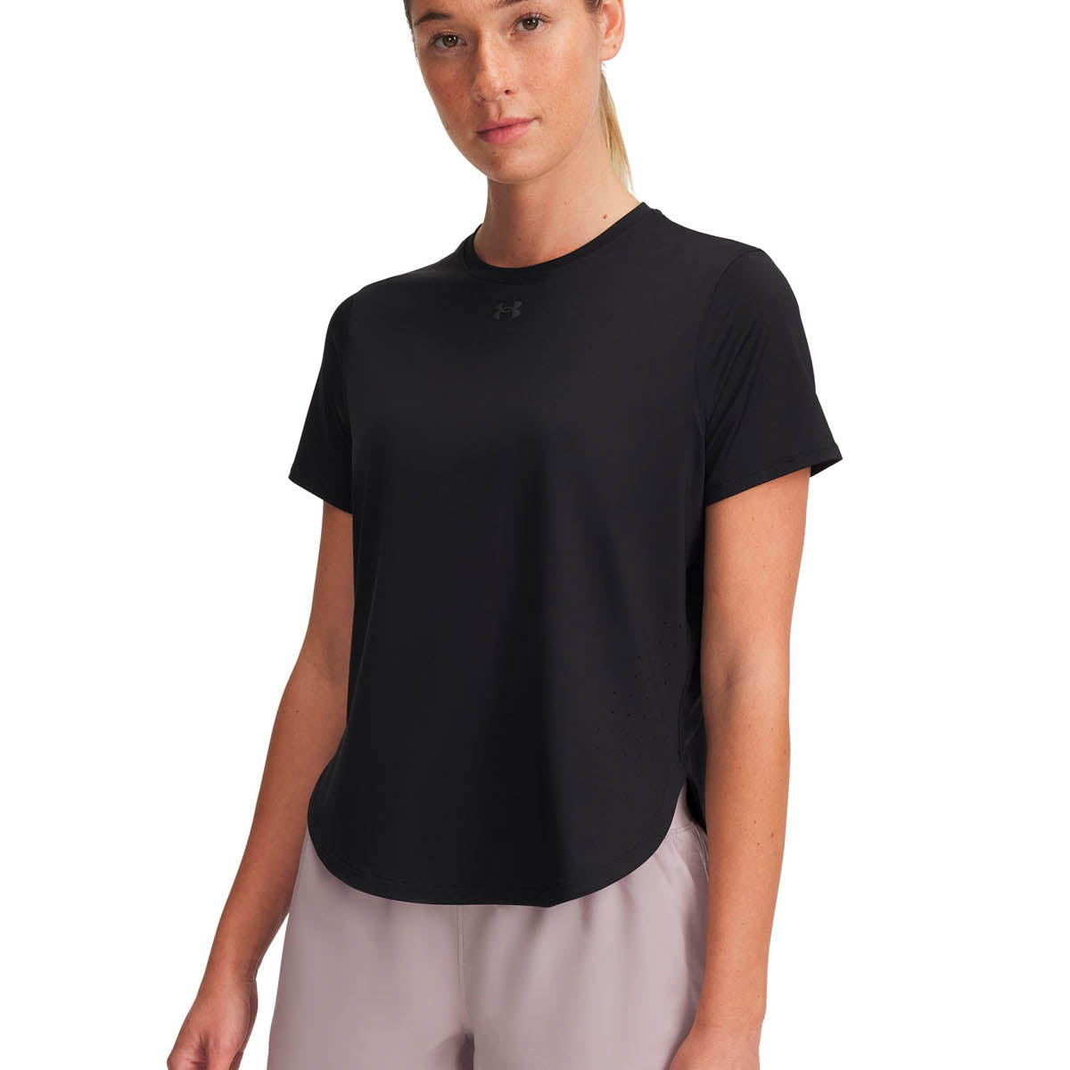 Camiseta Running Mujer Color Negro-1