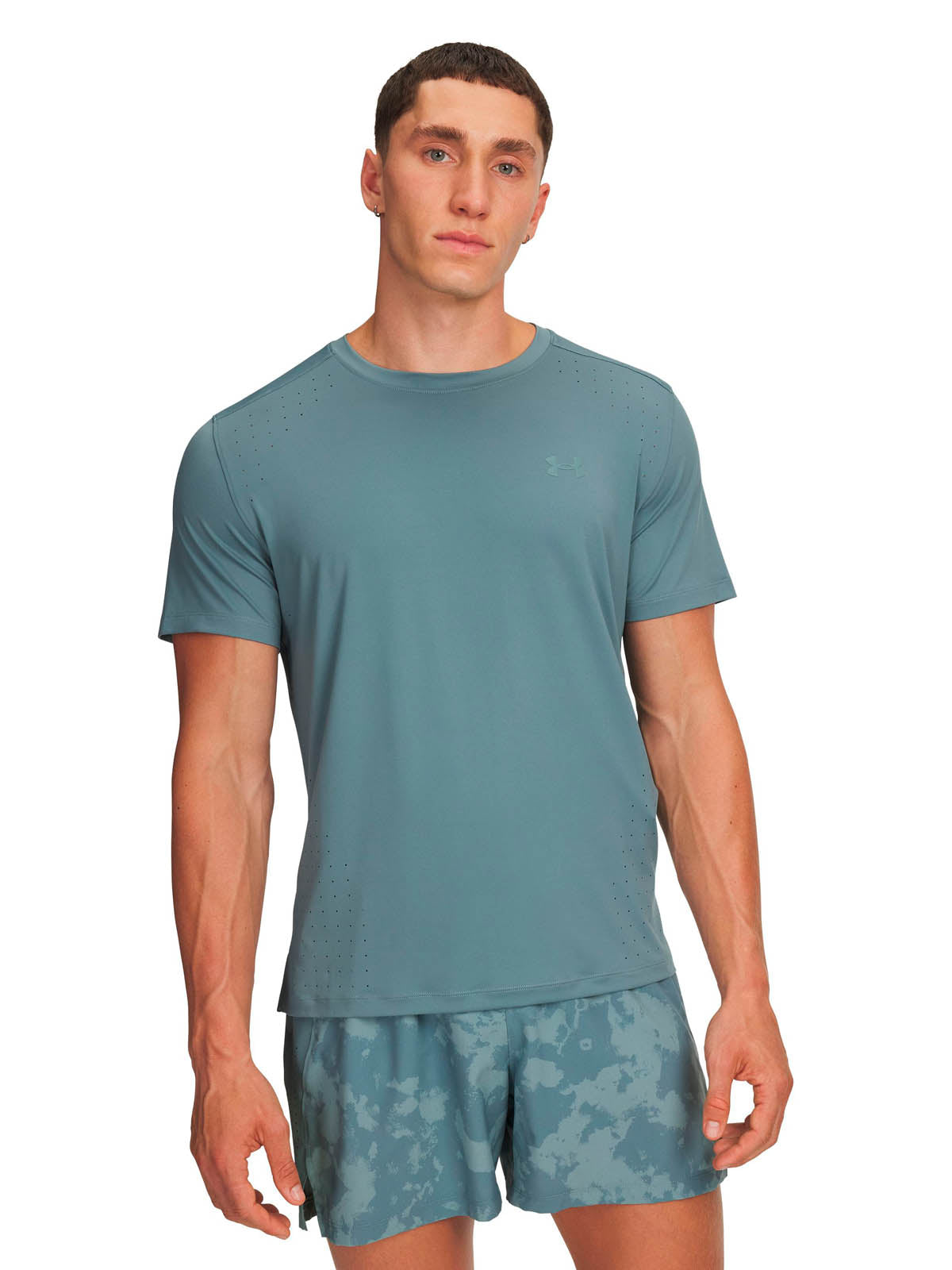 Camiseta Running Hombre Color Verde-1