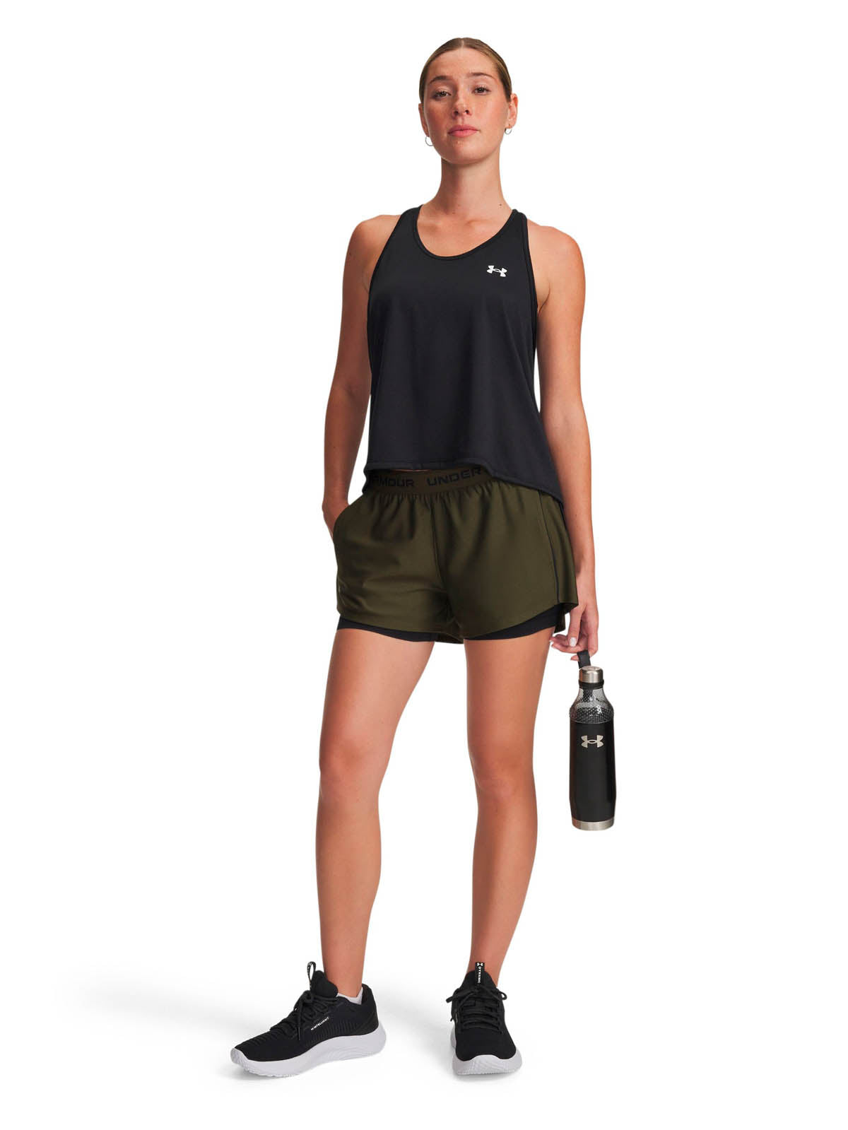 Short Training Mujer Color Verde-3