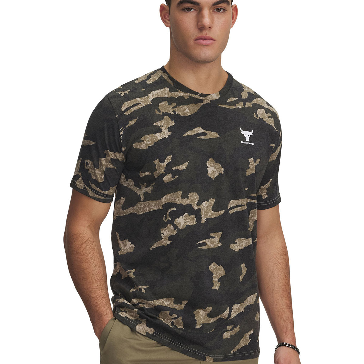 Camiseta Training Hombre Color Café-1