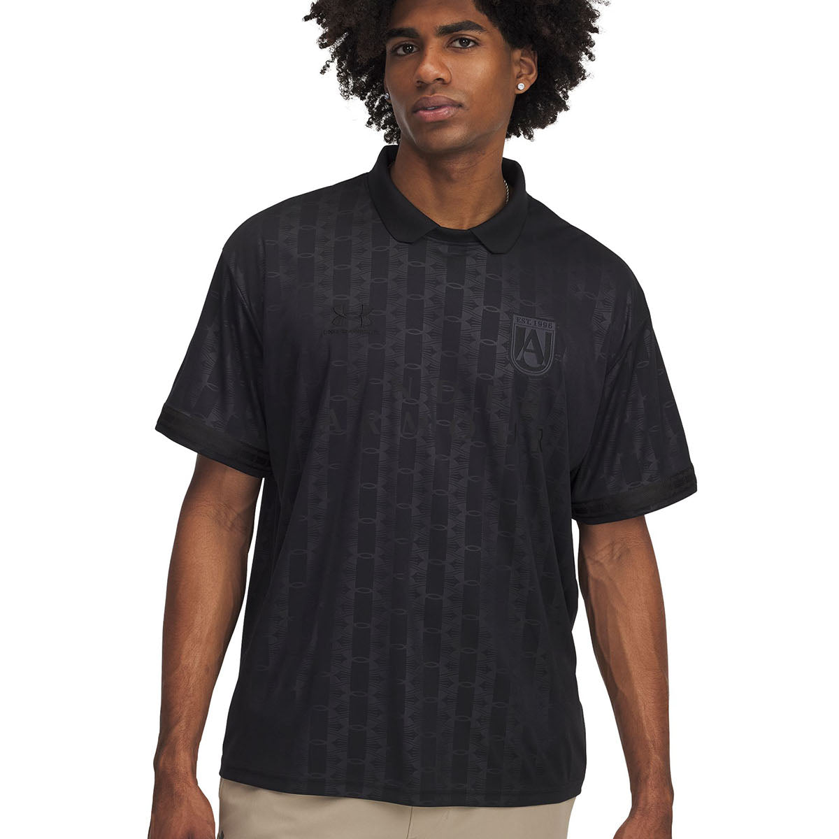 Polo Fútbol Hombre Color Negro-1