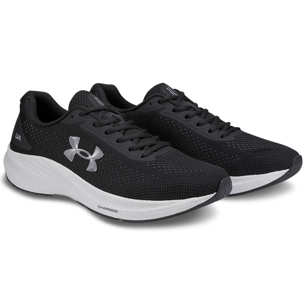 Tenis Running Hombre Color Negro