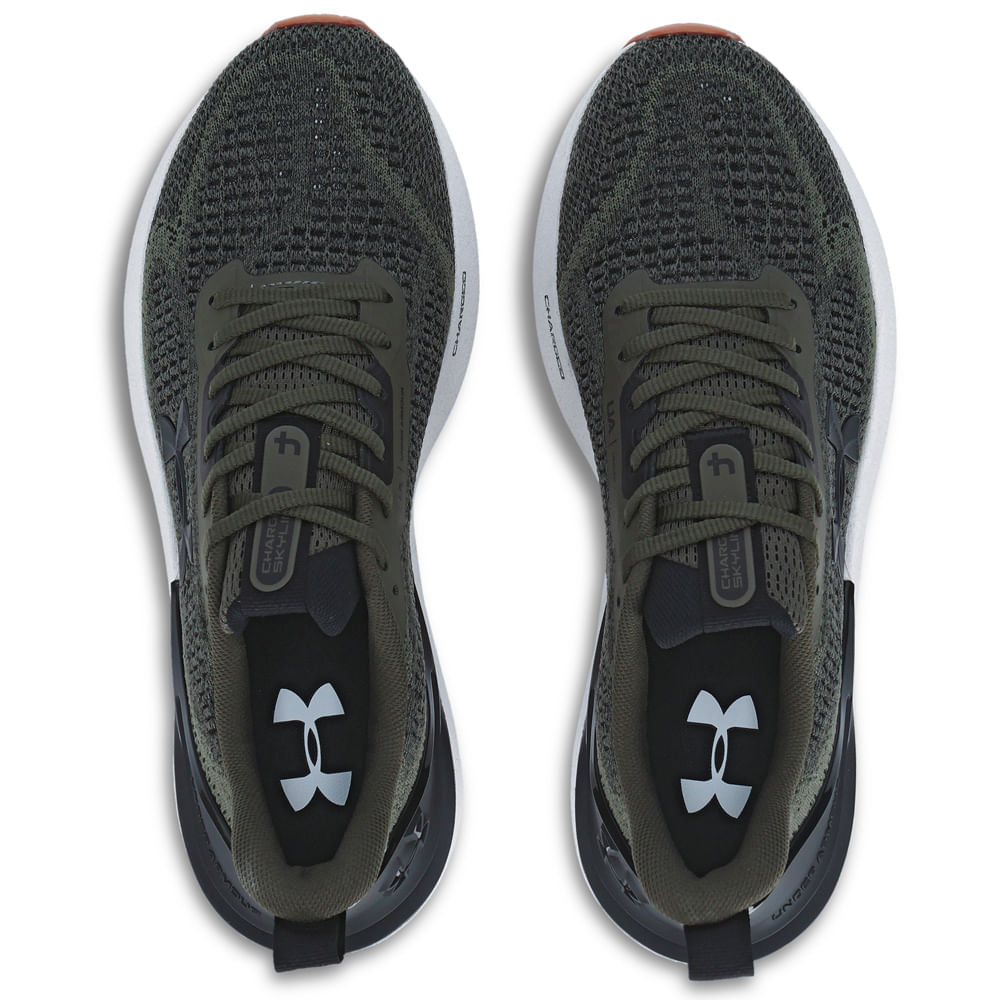Tenis Running Hombre Color Verde