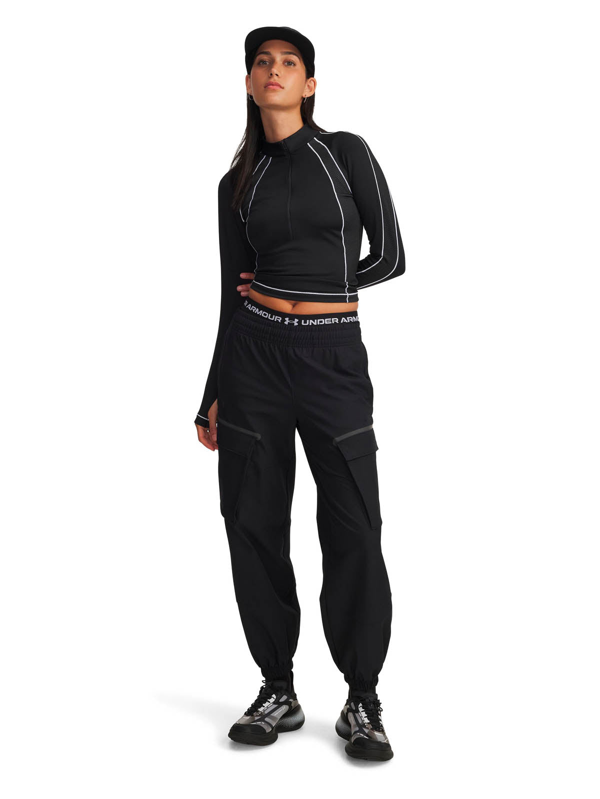 Camiseta de Compresión Training Mujer Color Negro-3