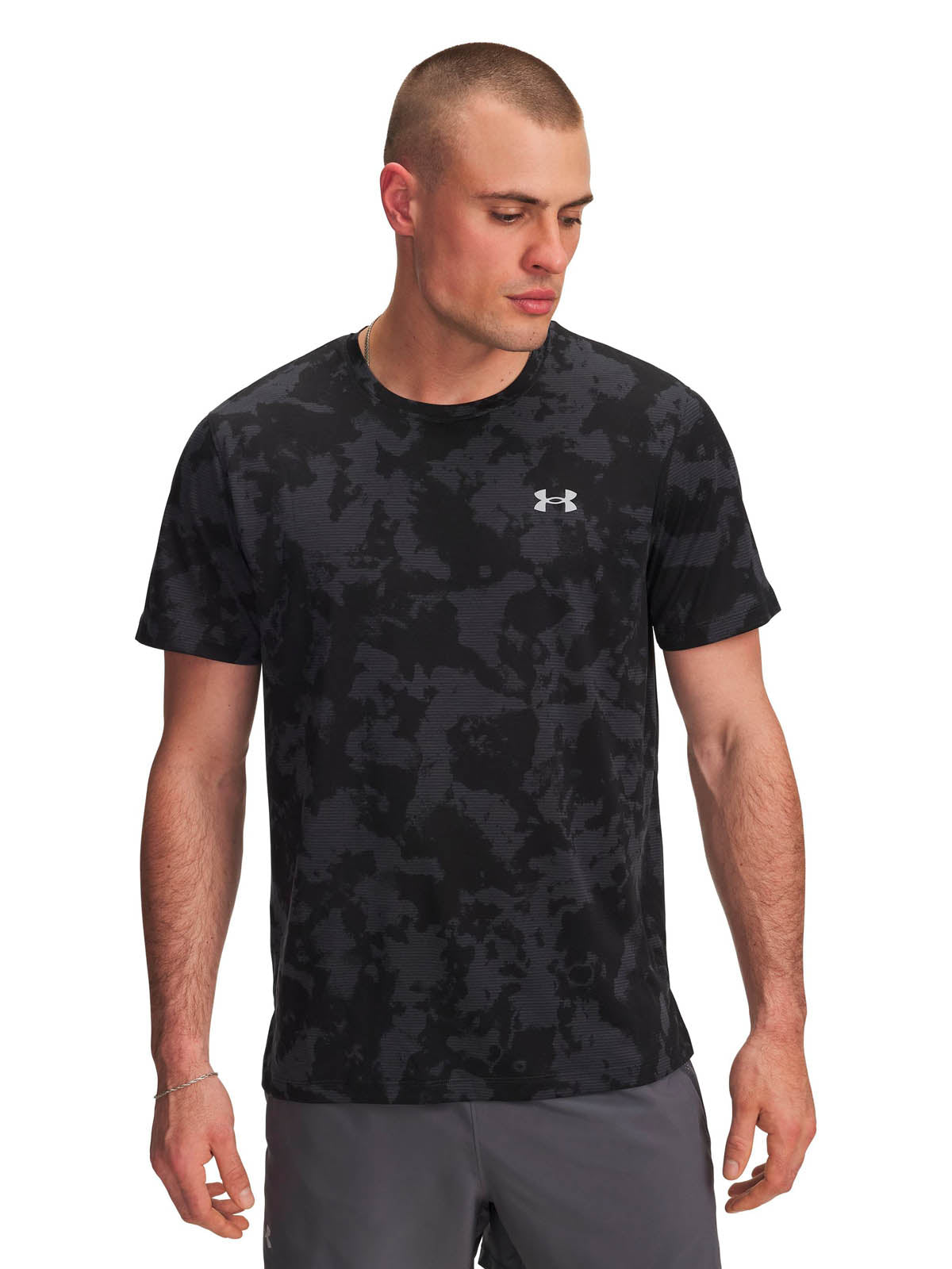 Camiseta Running Hombre Color Gris-1