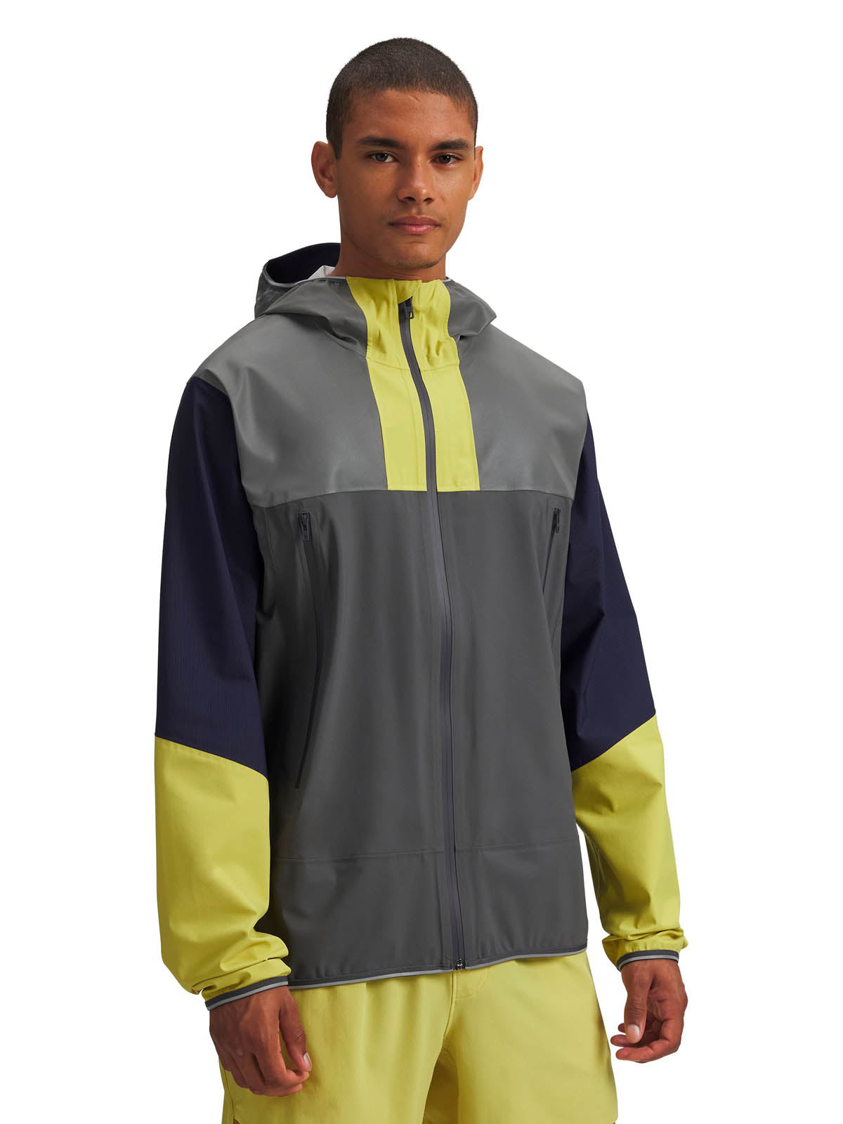 Chaqueta Running Hombre Color Gris-3