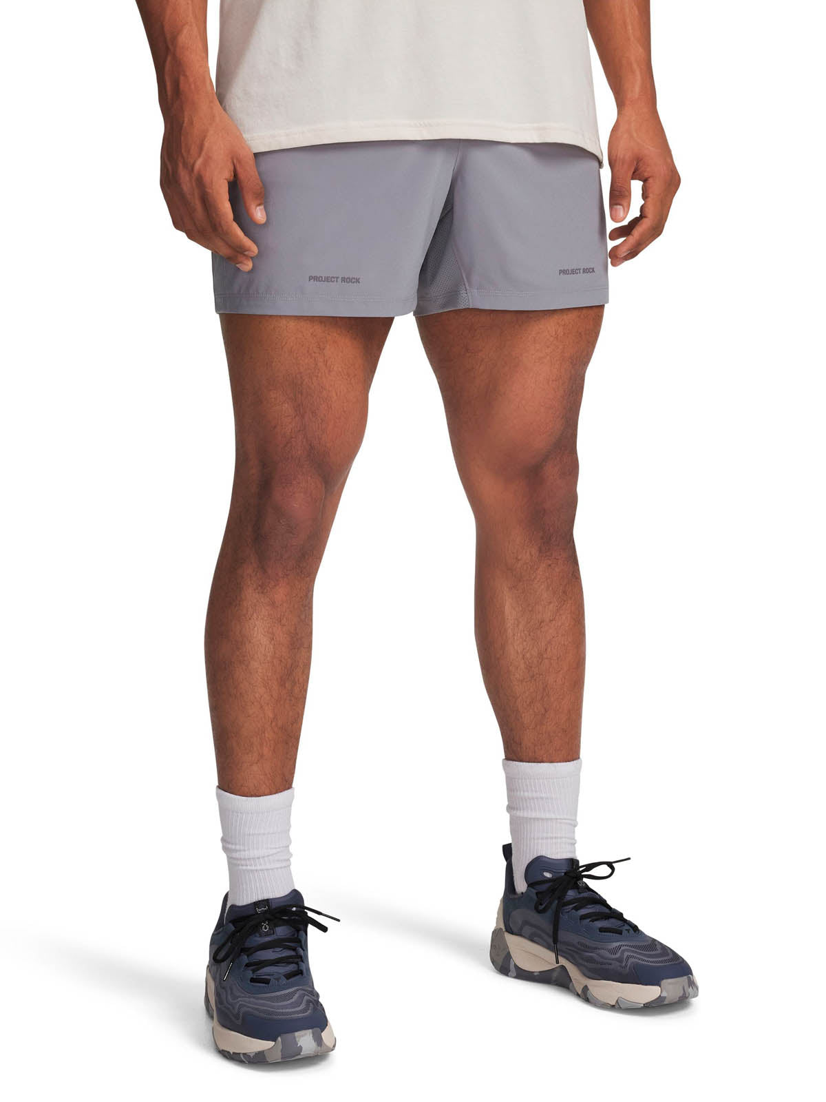 Short Training Hombre Color Gris-1