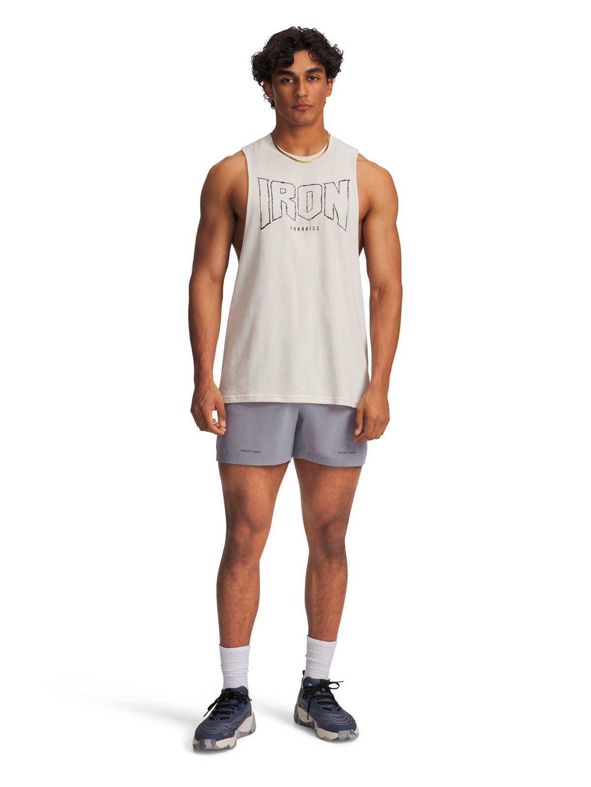 Short Training Hombre Color Gris-3