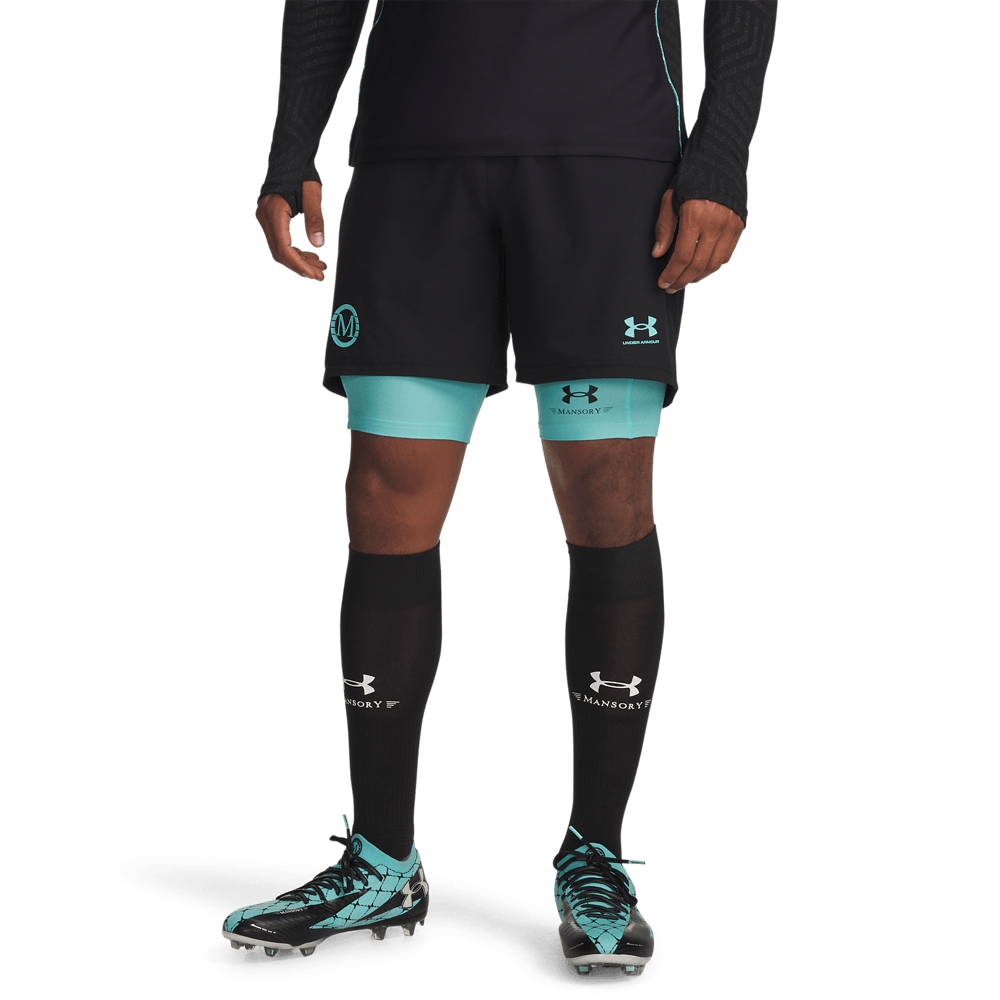 Short Fútbol Hombre Color Negro