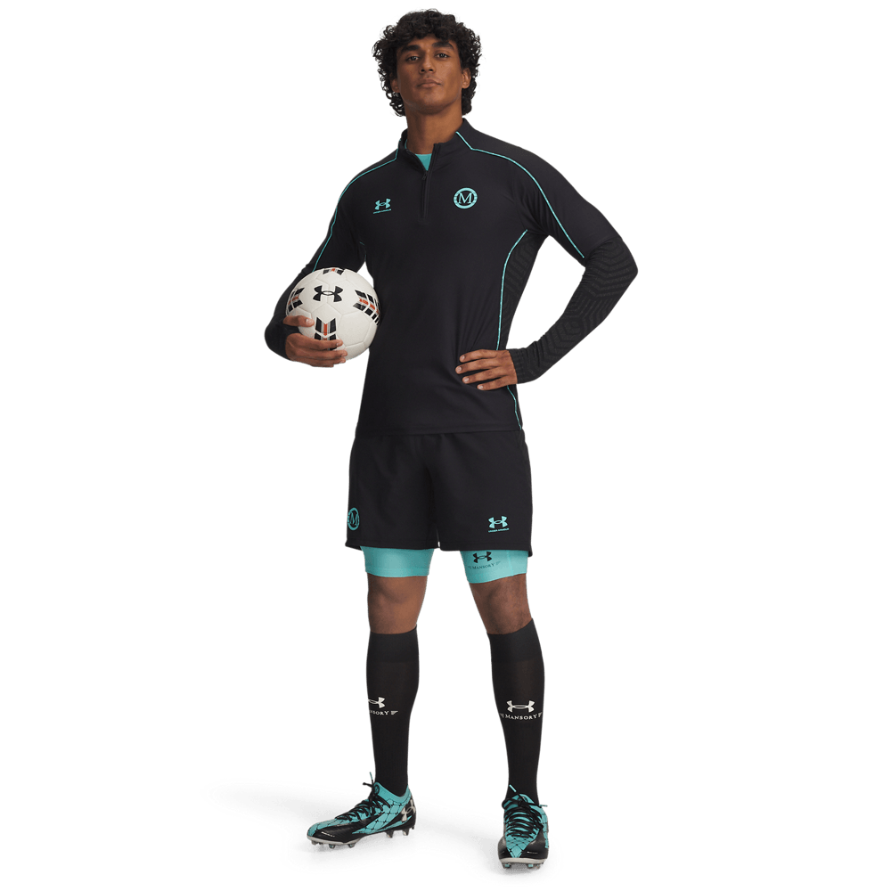 Short Fútbol Hombre Color Negro