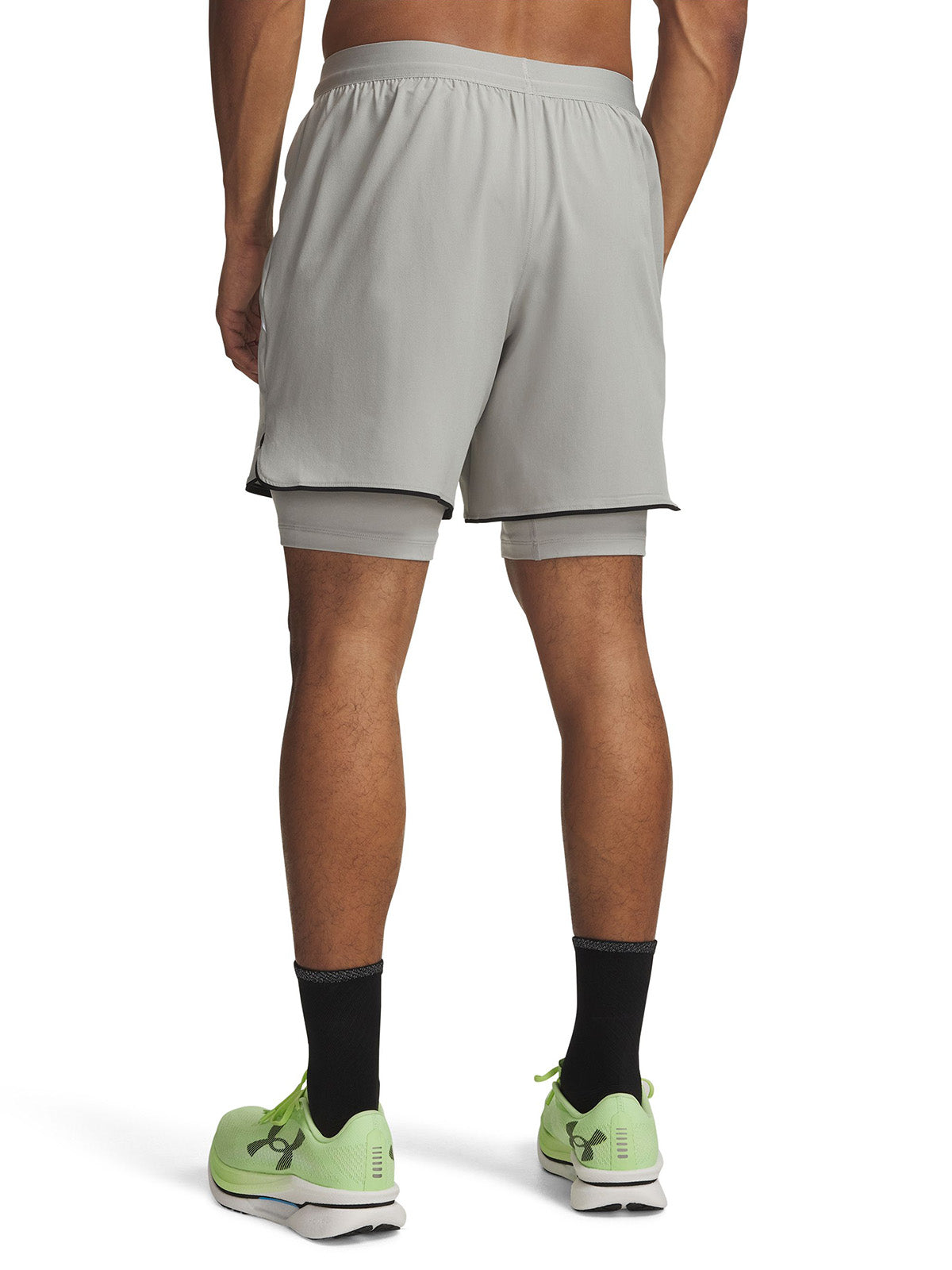 Short Running Hombre Color Gris