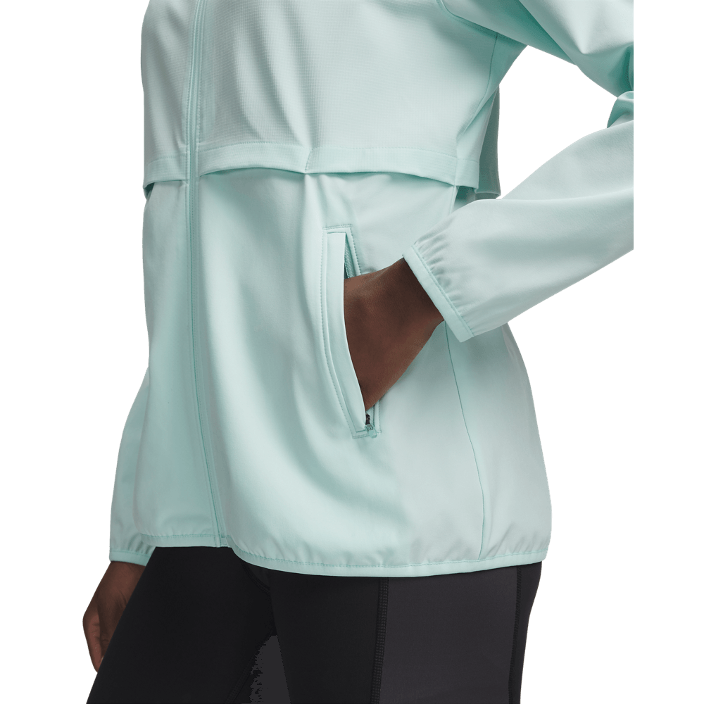 Chaqueta Running Mujer Color Verde