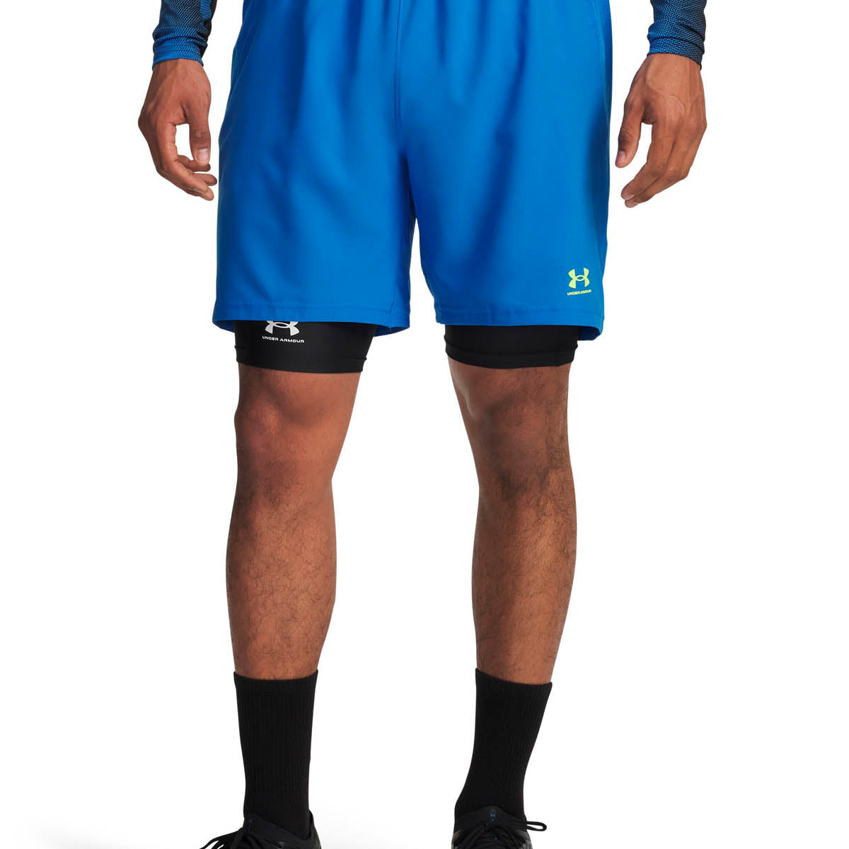 Short Fútbol Hombre Color Azul-1