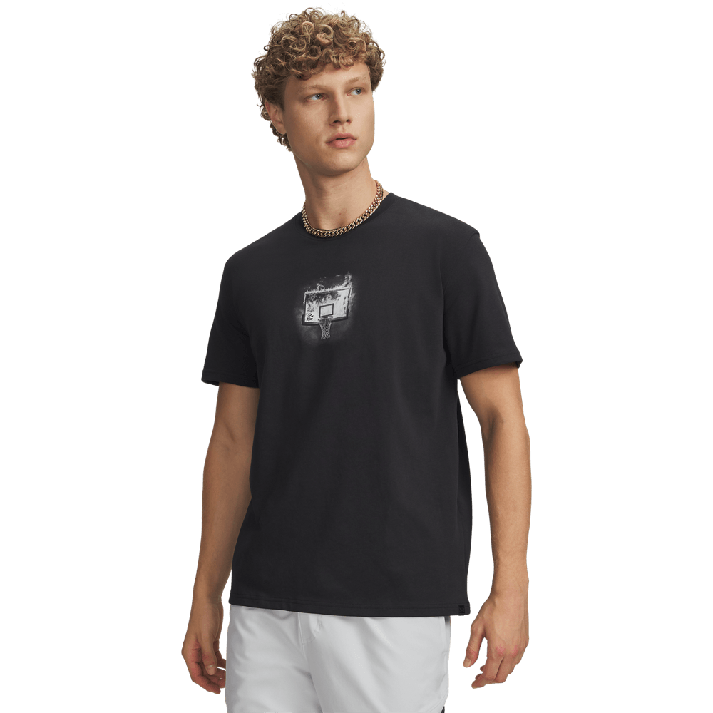 Camiseta Basketball Hombre Color Negro