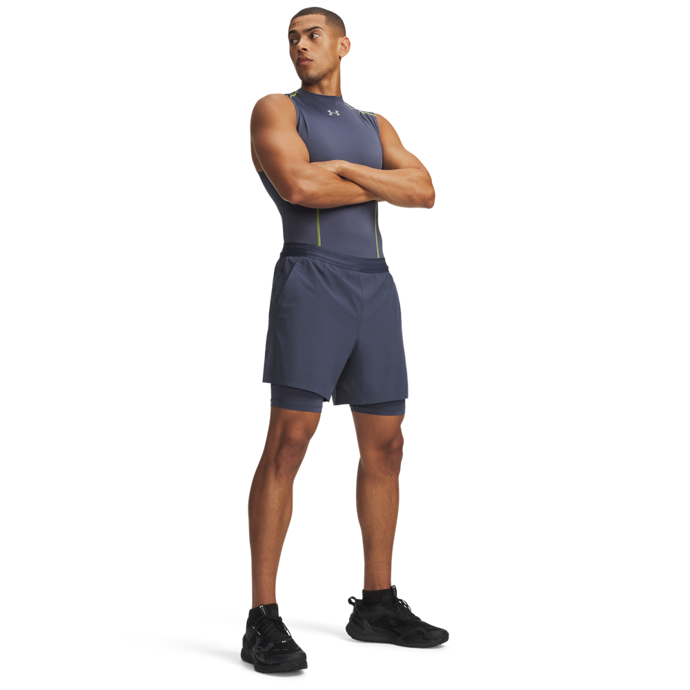 Shorts Training Hombre Color Gris-1