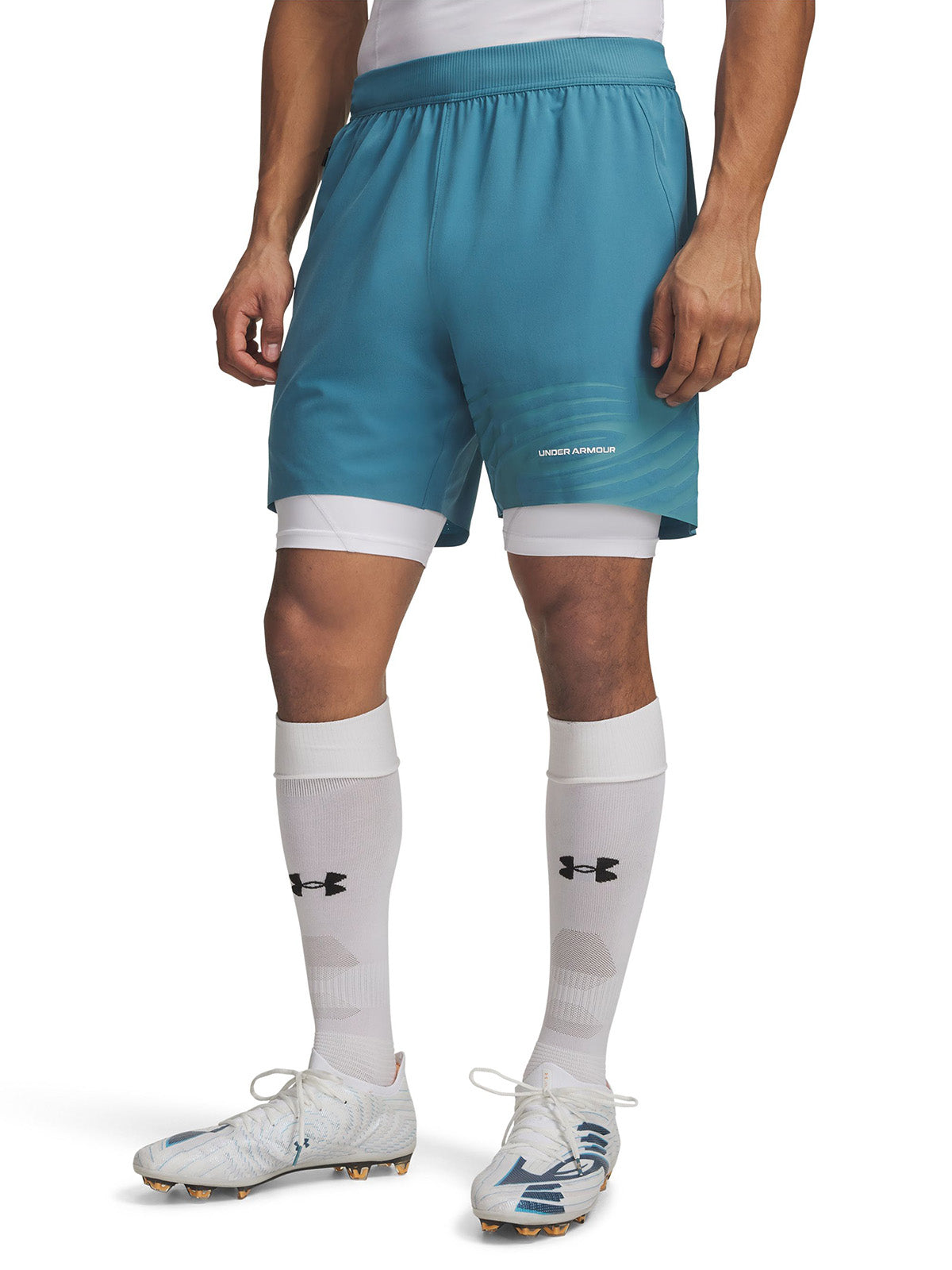 Short Fútbol Hombre Color Azul