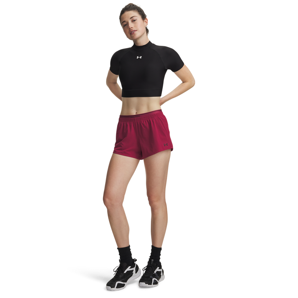 Shorts Training Mujer Color Rojo-2