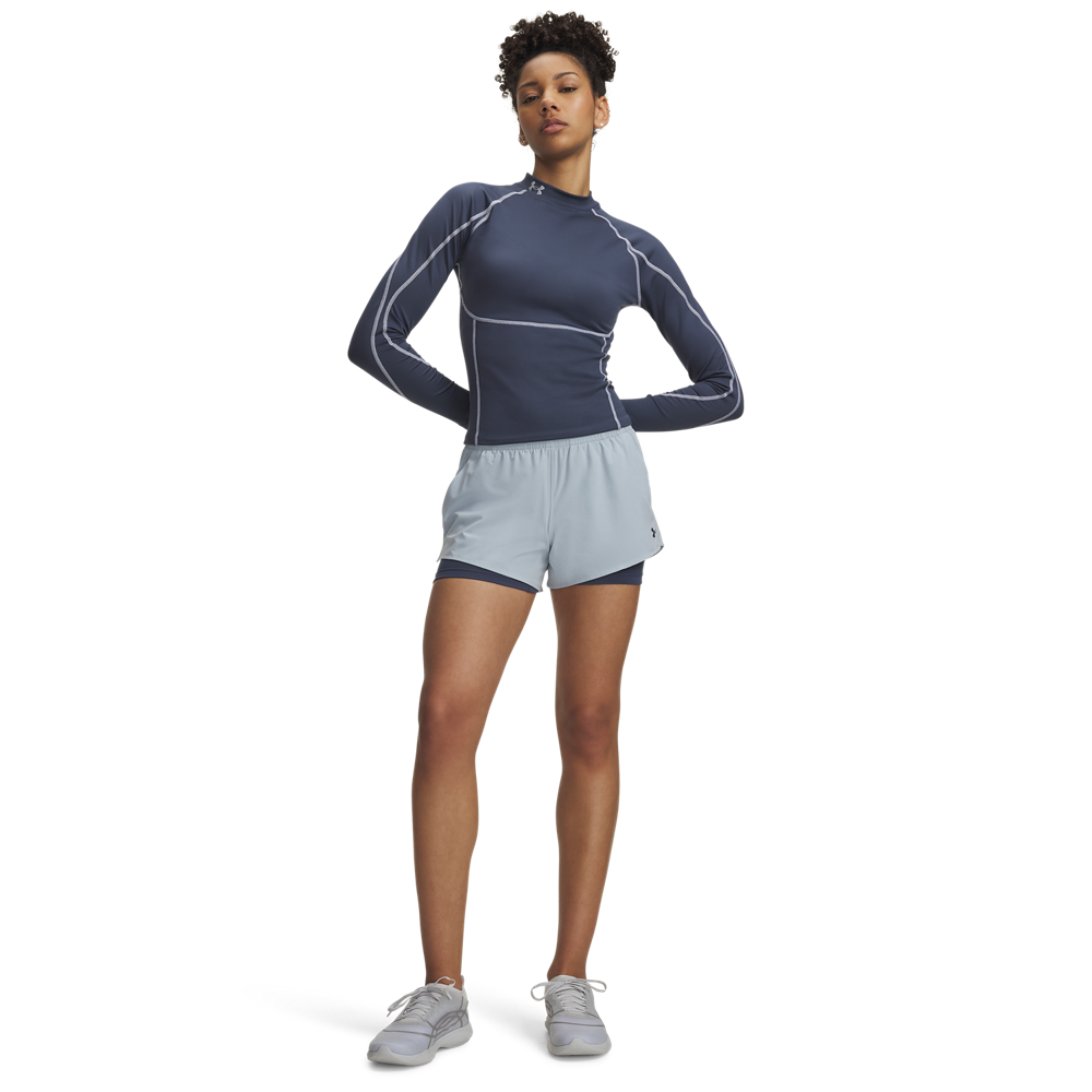 Shorts Training Mujer Color Gris-2