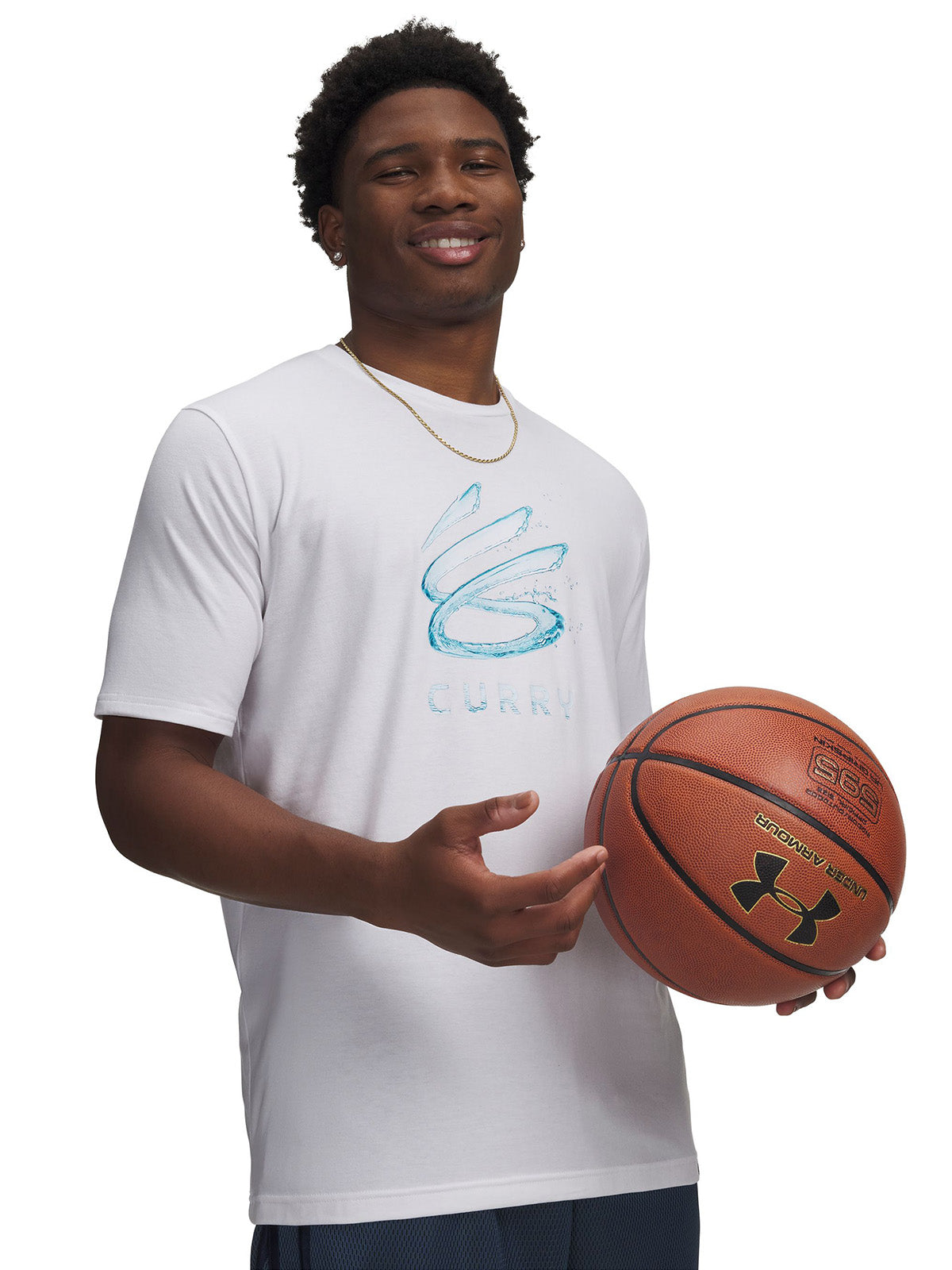 Camiseta Basketball Hombre Color Blanco